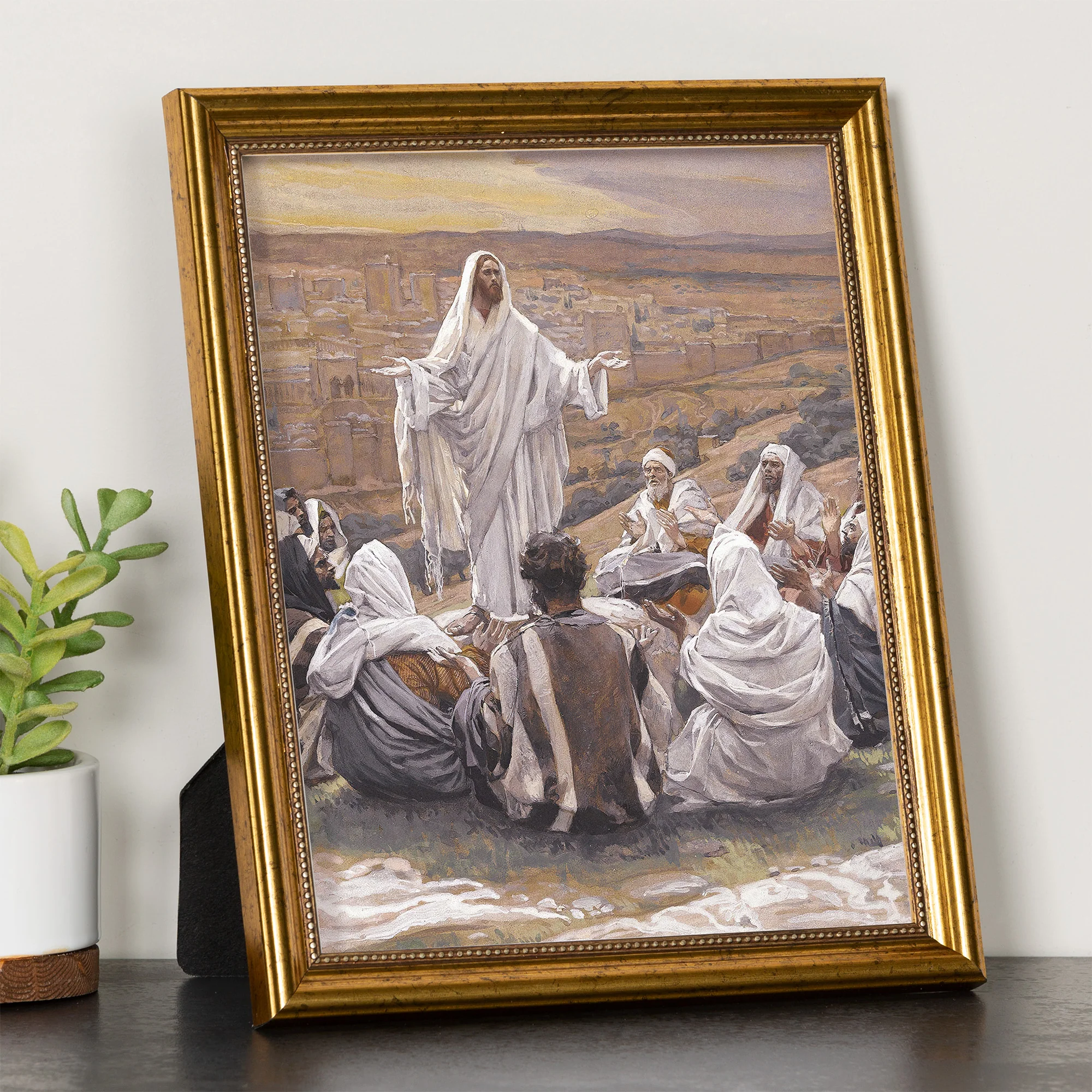 The Lords Prayer Gold Framed Print - Multiple Sizes - Image 2