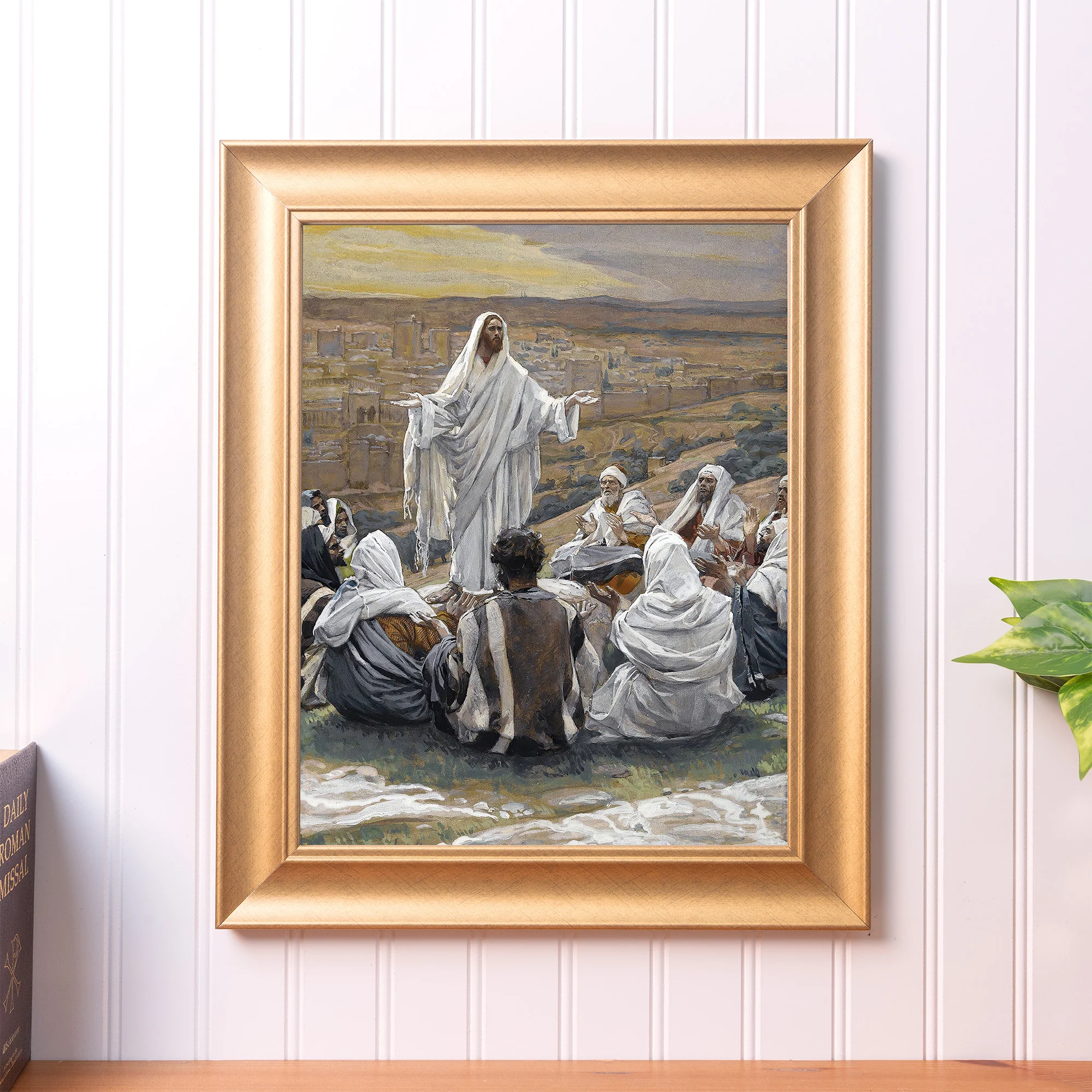 The Lords Prayer Gold Framed Print - Multiple Sizes - Image 4