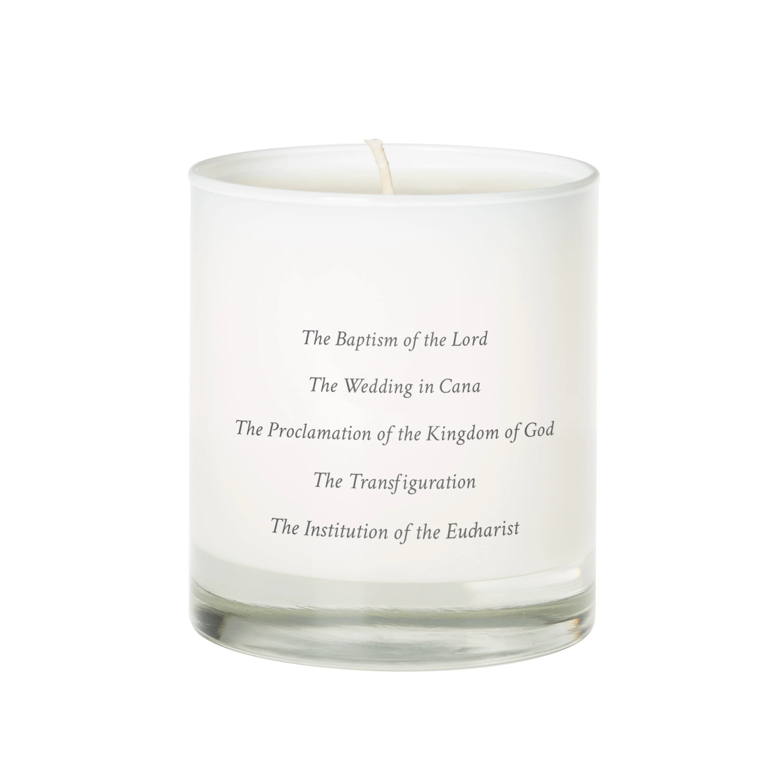 The Luminous Mysteries Scented Candle