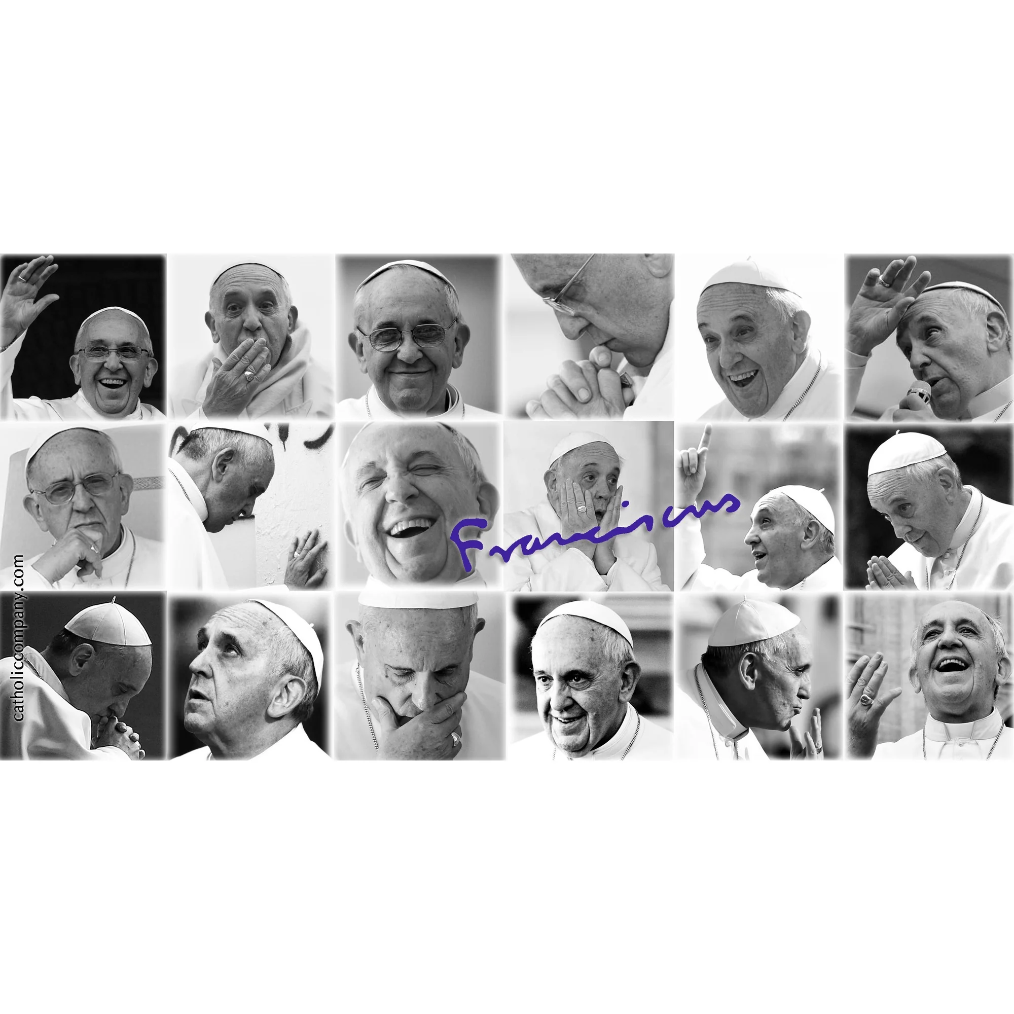 The Many Faces of Pope Francis Mug - Image 4