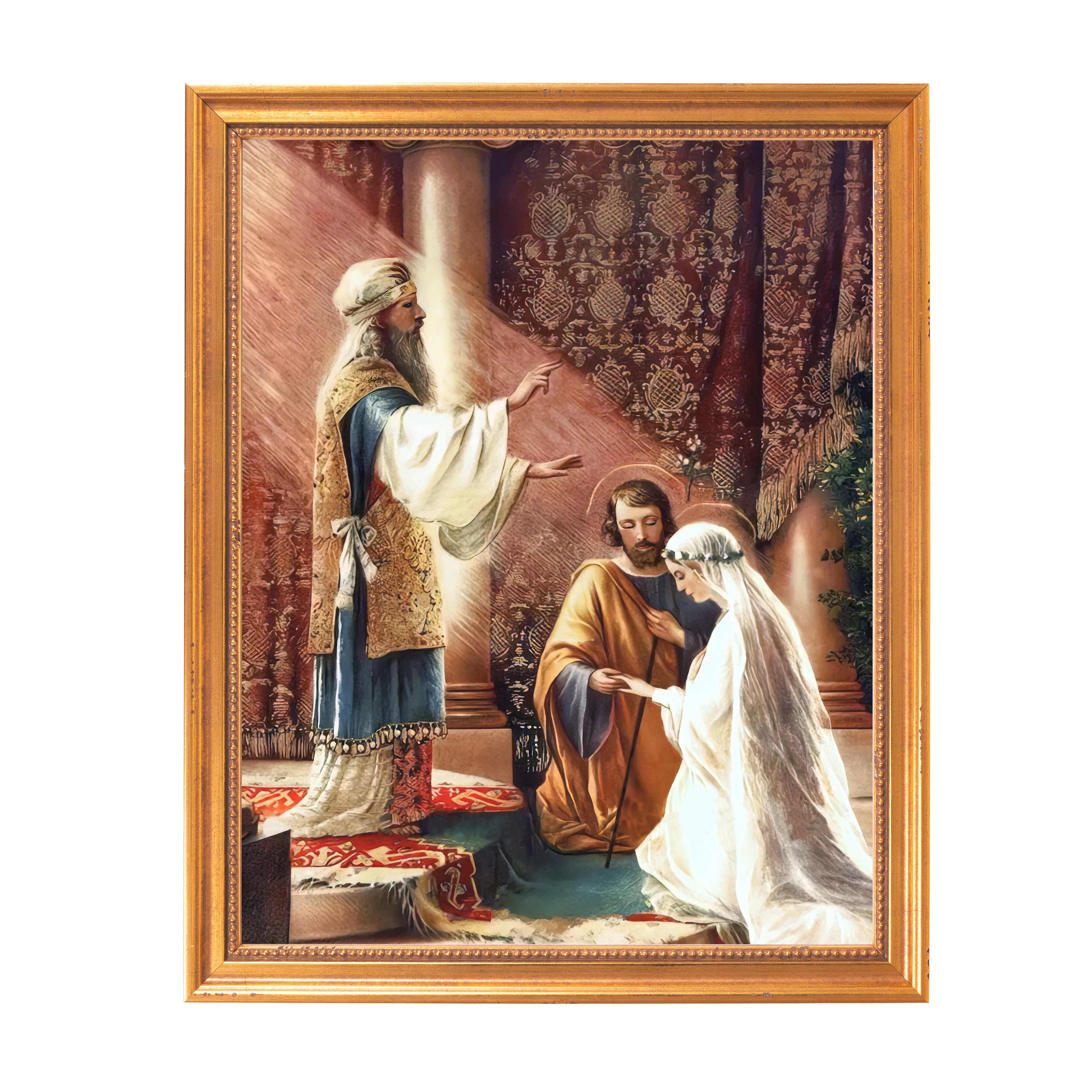 The Marriage of Mary & Joseph Framed Canvas - Sacred Classics Collection - Image 6