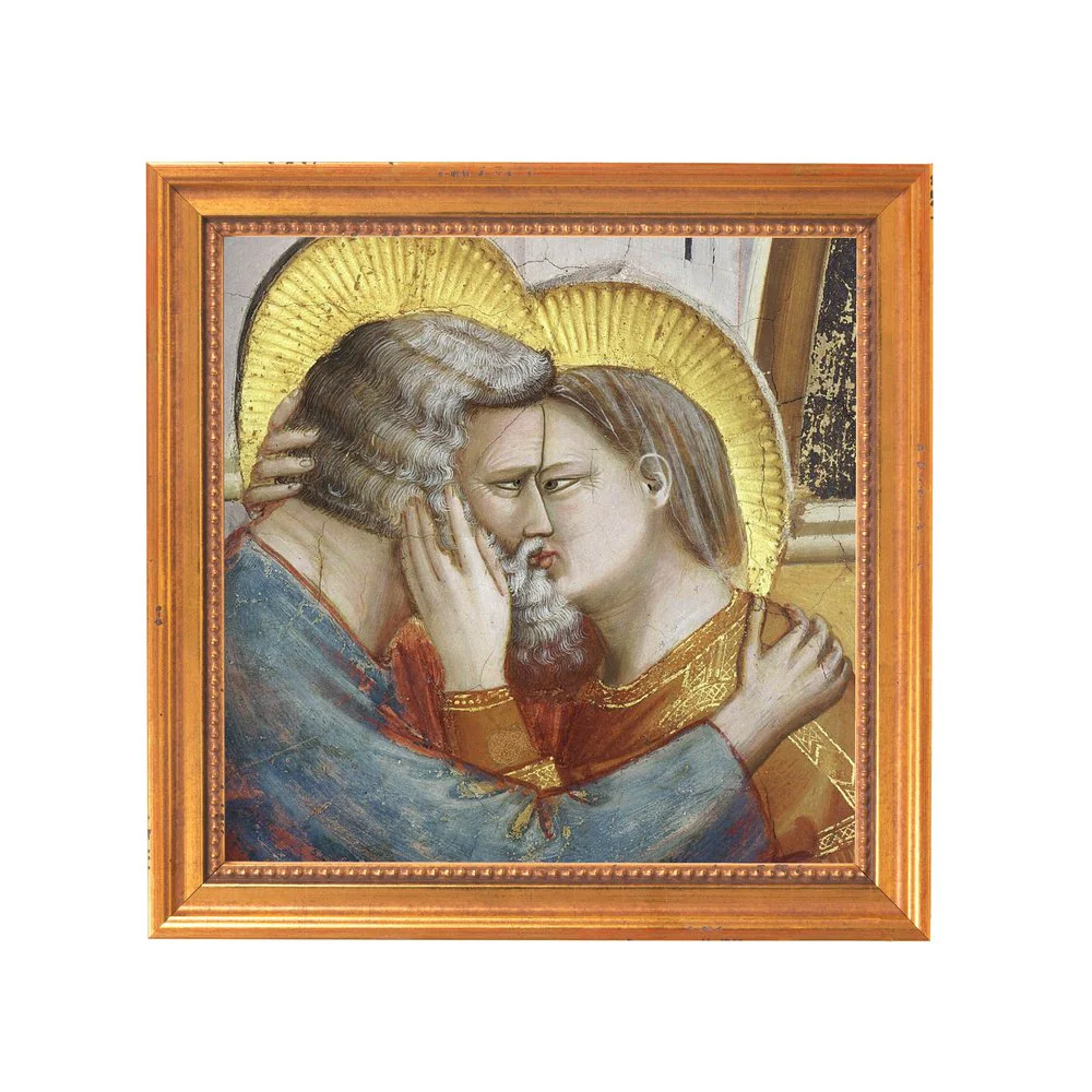 The Meeting at the Golden Gate of St. Joachim & St. Anne Framed Canvas - Sacred Mini Collection - Image 7