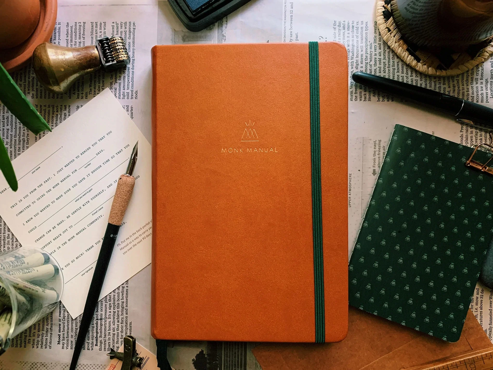 The Monk Manual Planner & Journal - 90 Day Planner or Extension Pack