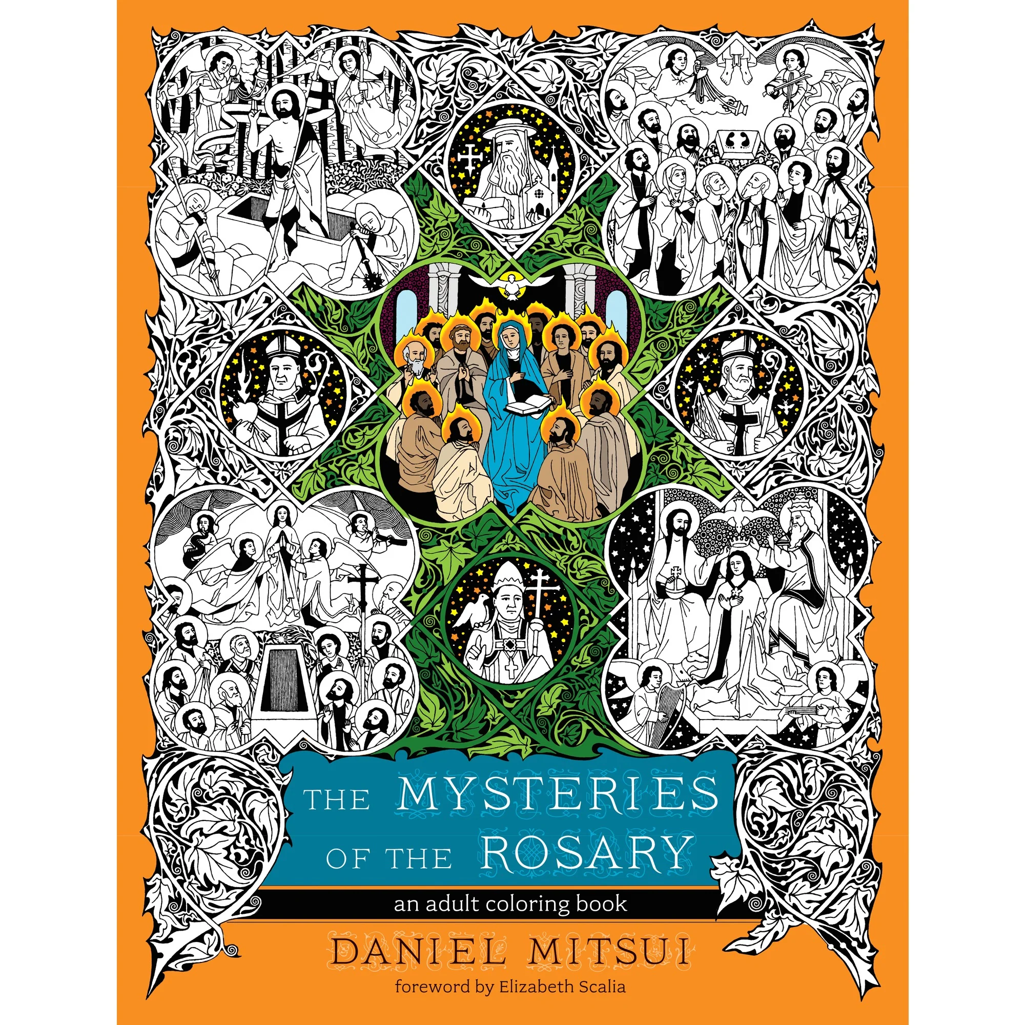 The Mysteries of the Rosary Coloring Book