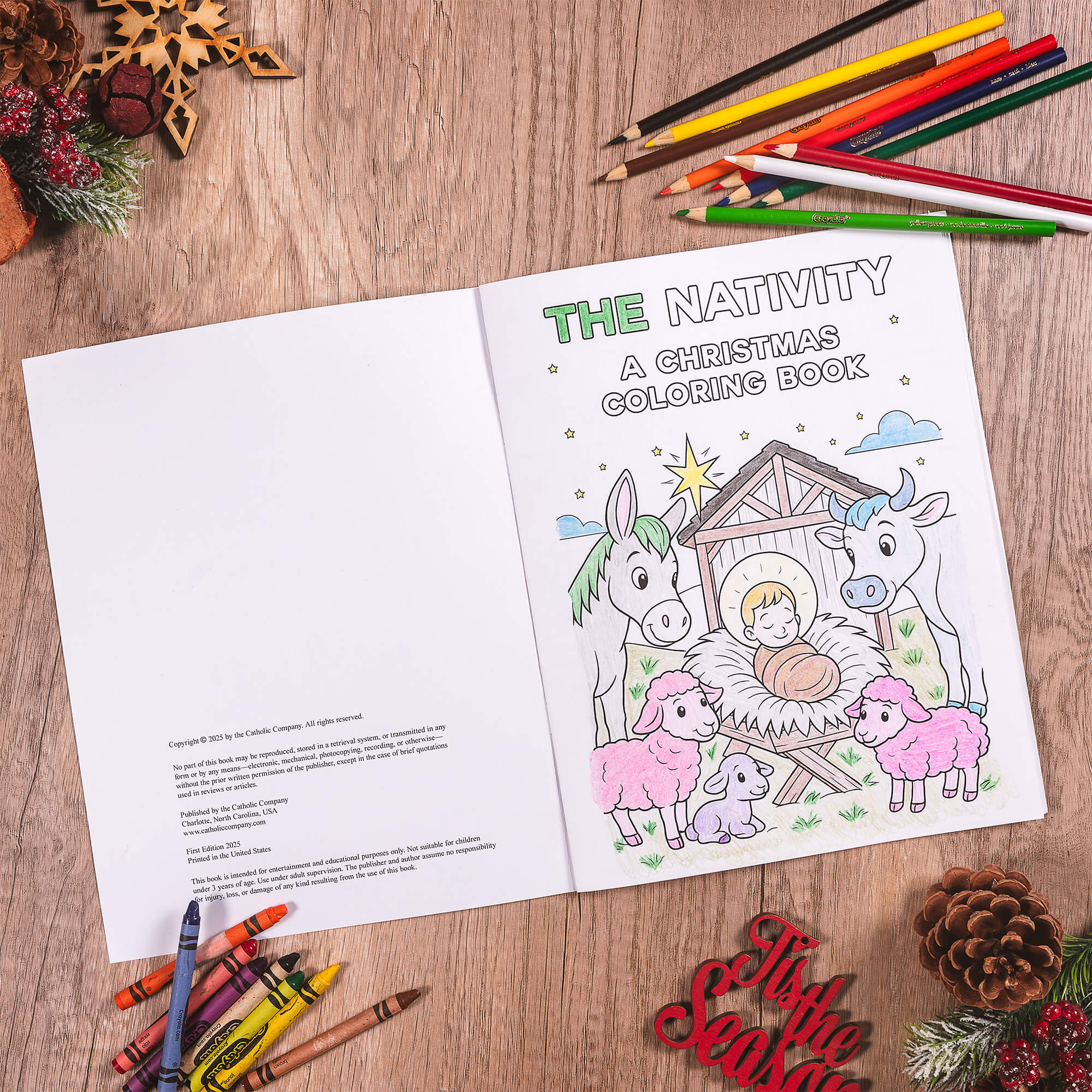 The Nativity - A Christmas Coloring Book - Image 2