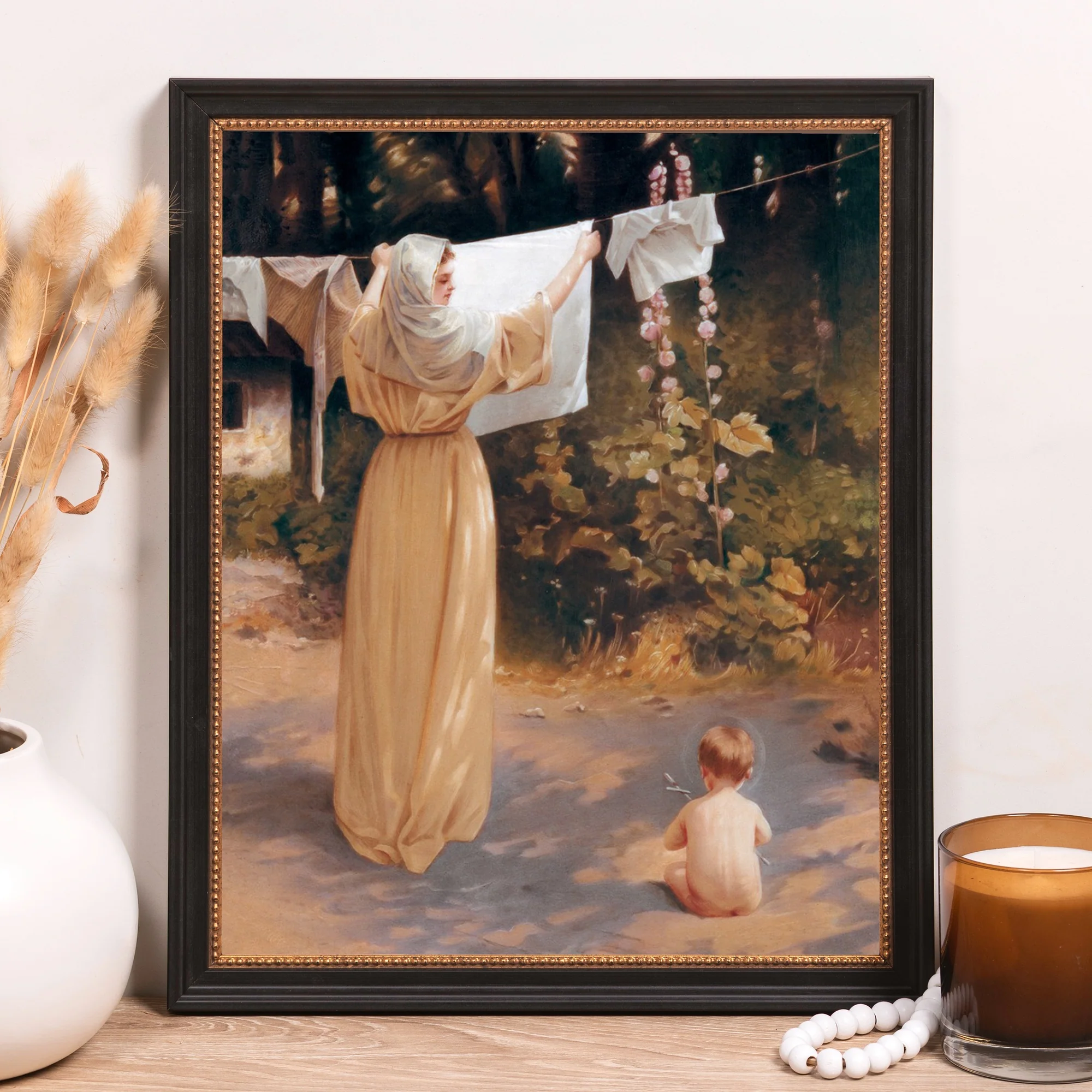The Polish Madonna Framed Canvas - Sacred Classics Collection - Image 7