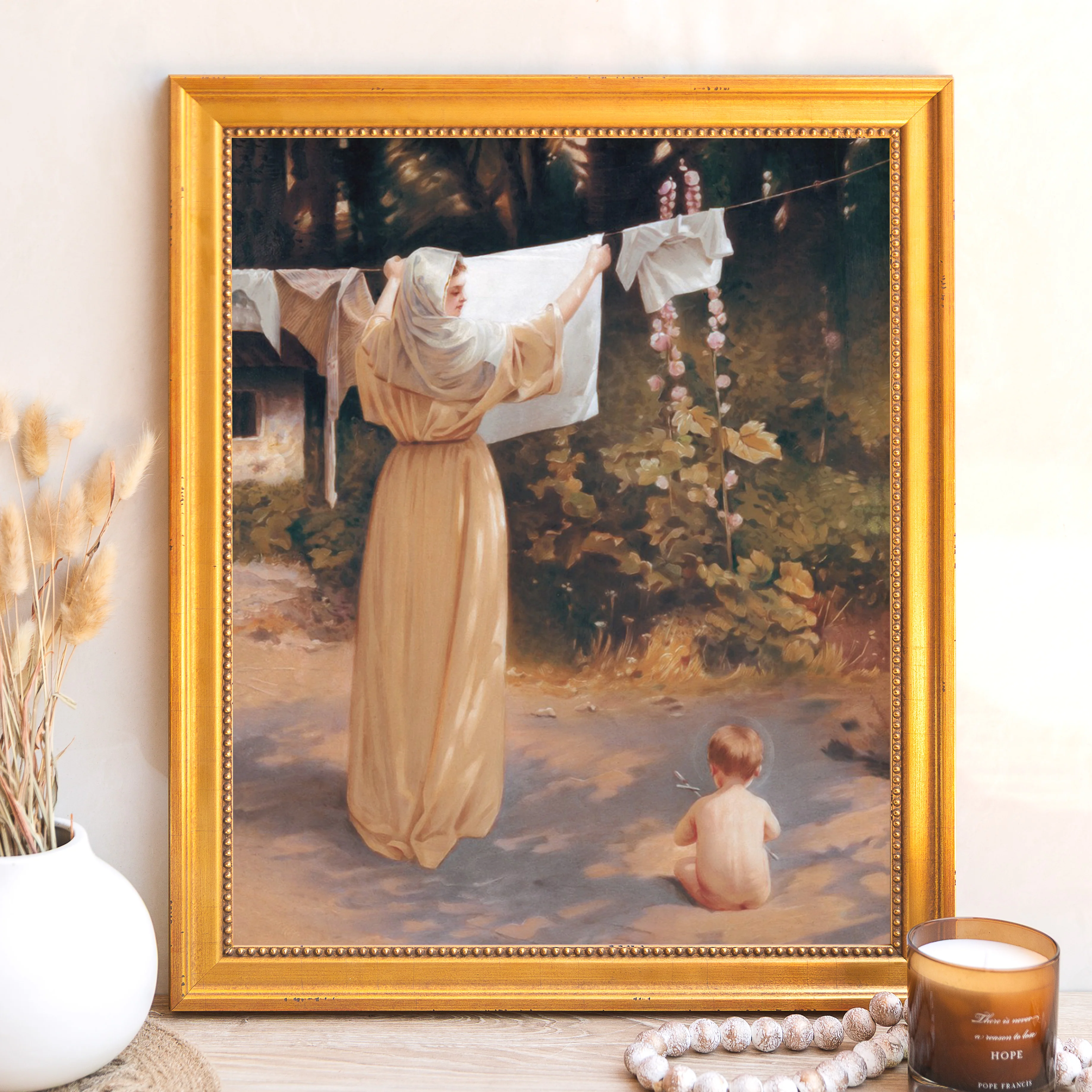 The Polish Madonna Framed Canvas - Sacred Signature Collection - Image 9