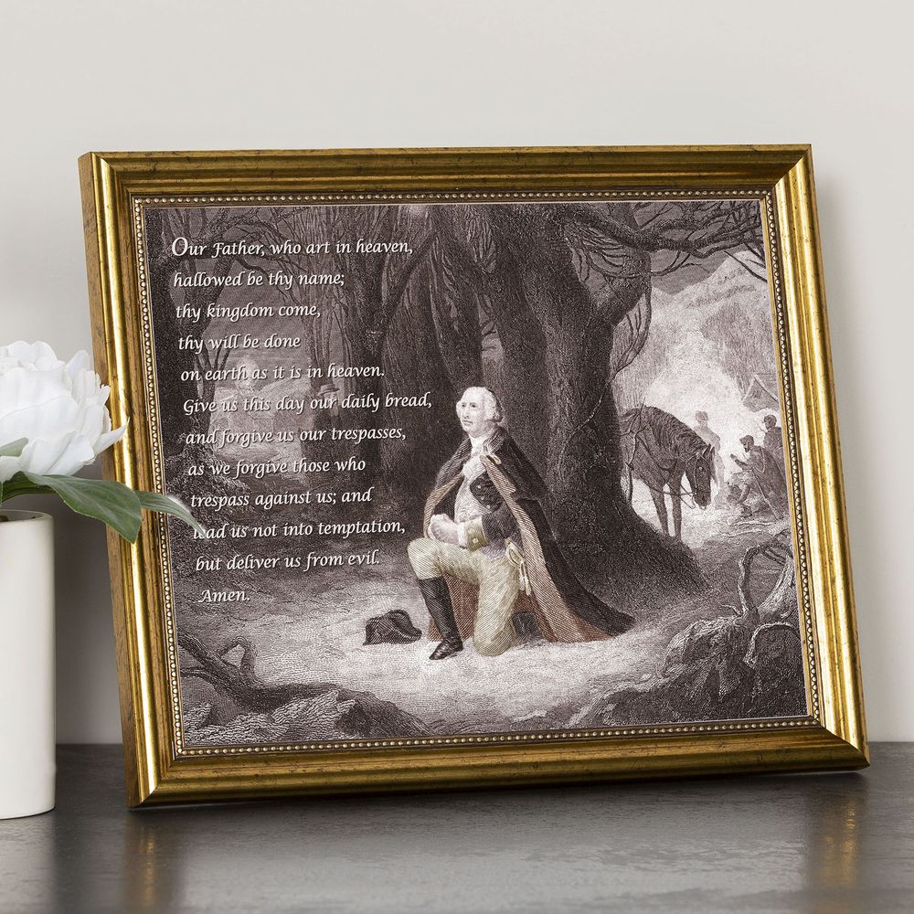 The Prayer at Valley Forge Framed Print