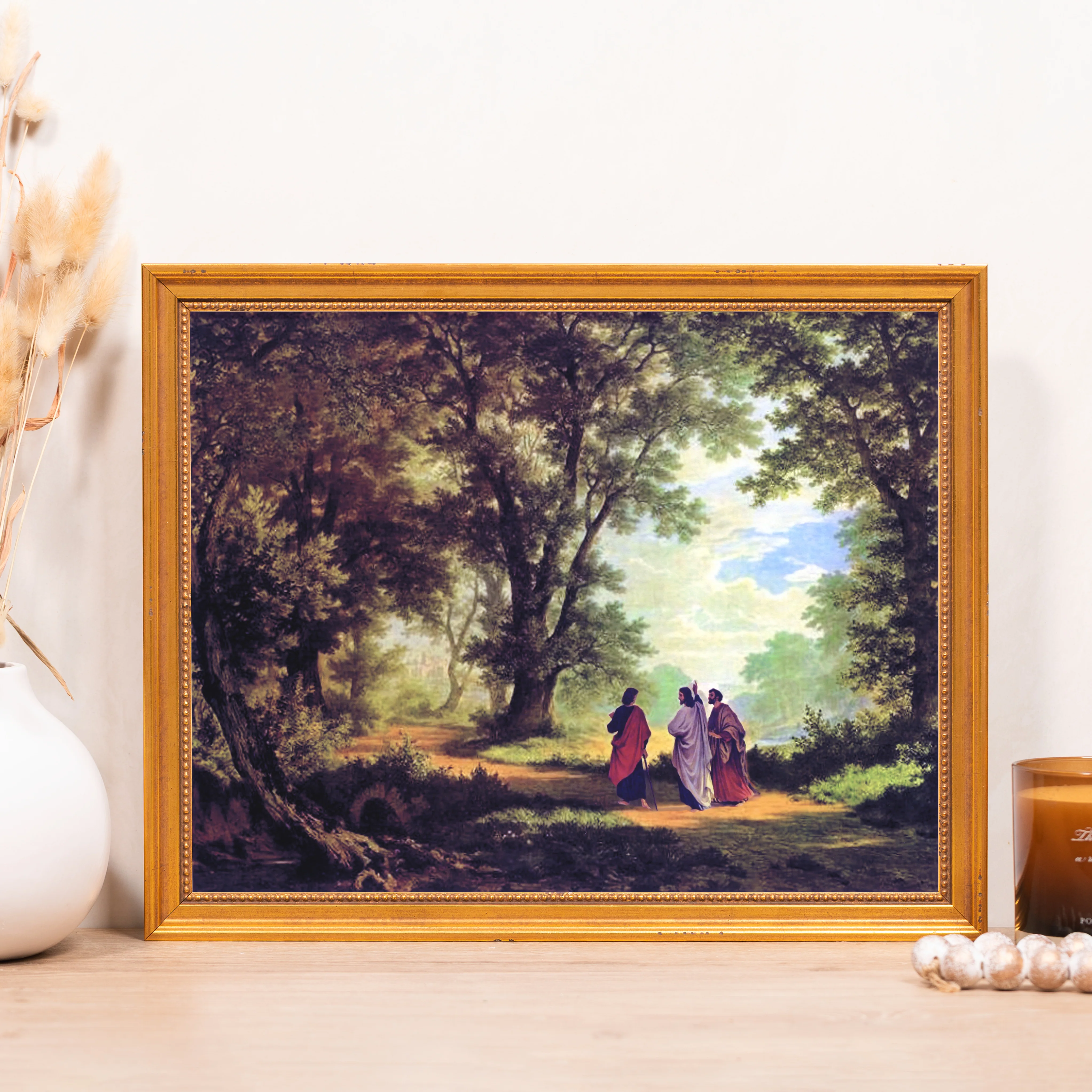 The Road to Emmaus Framed Canvas - Sacred Classics Collection - Image 5