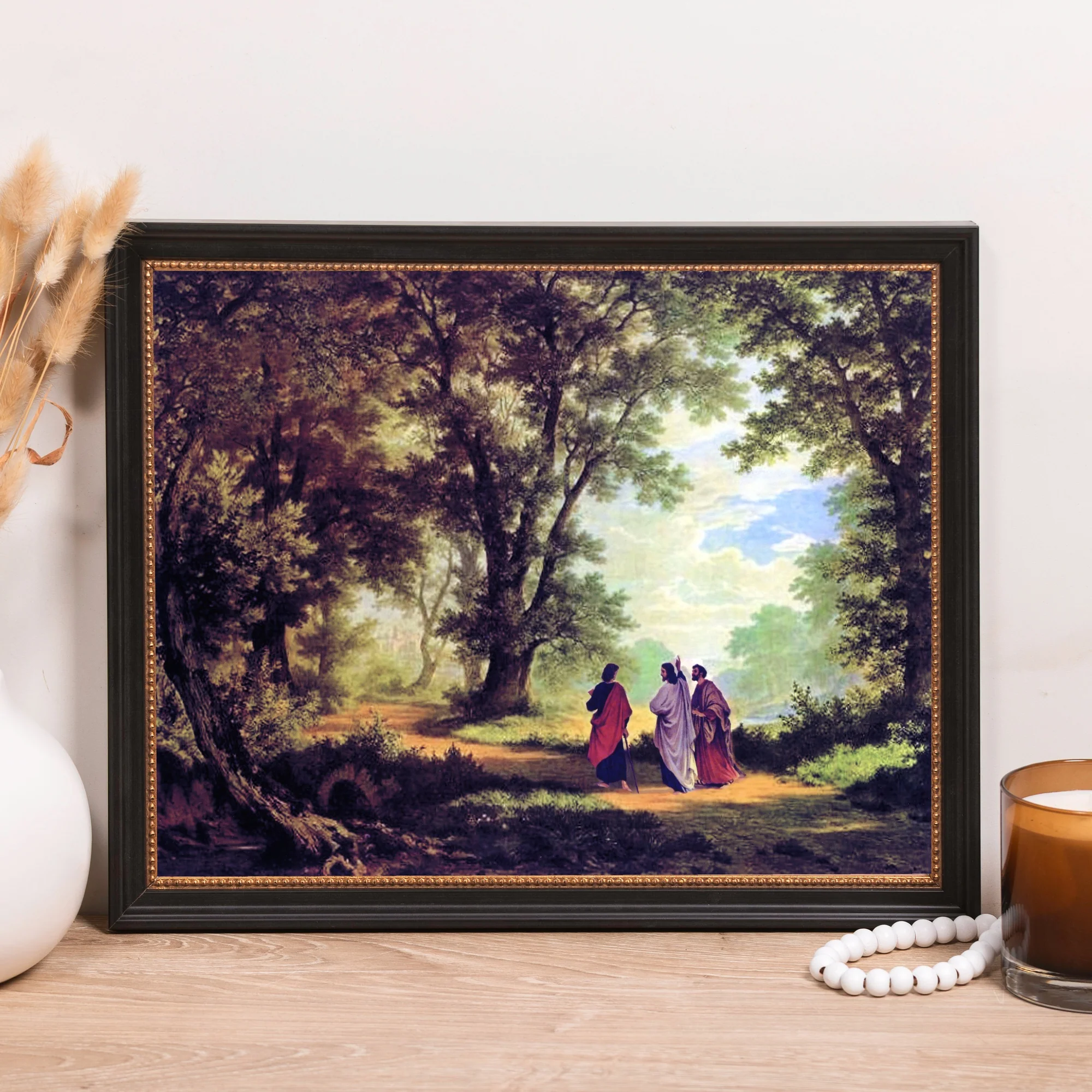 The Road to Emmaus Framed Canvas - Sacred Classics Collection - Image 7
