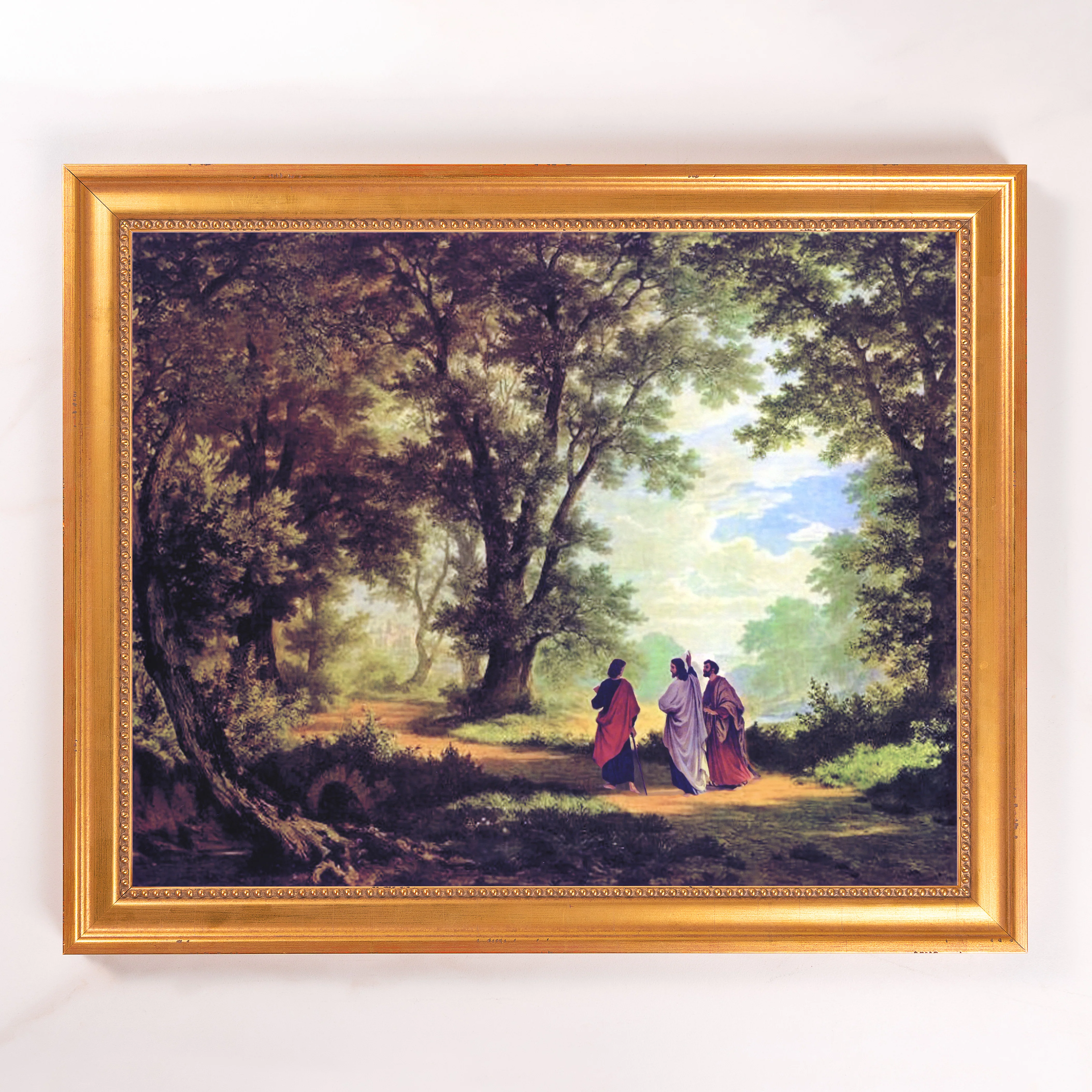 The Road to Emmaus Framed Canvas - Sacred Signature Collection - Image 10