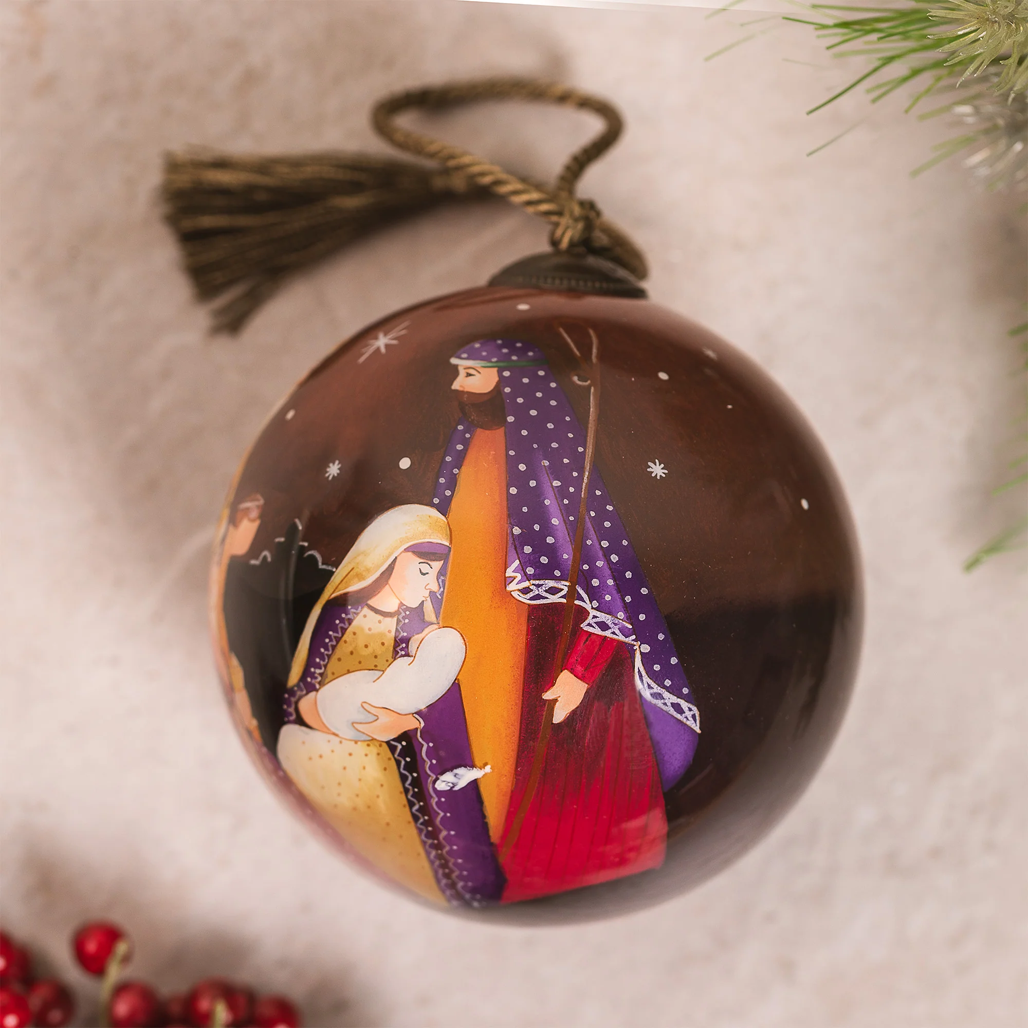 The Savior Is Born Ornament - Image 4