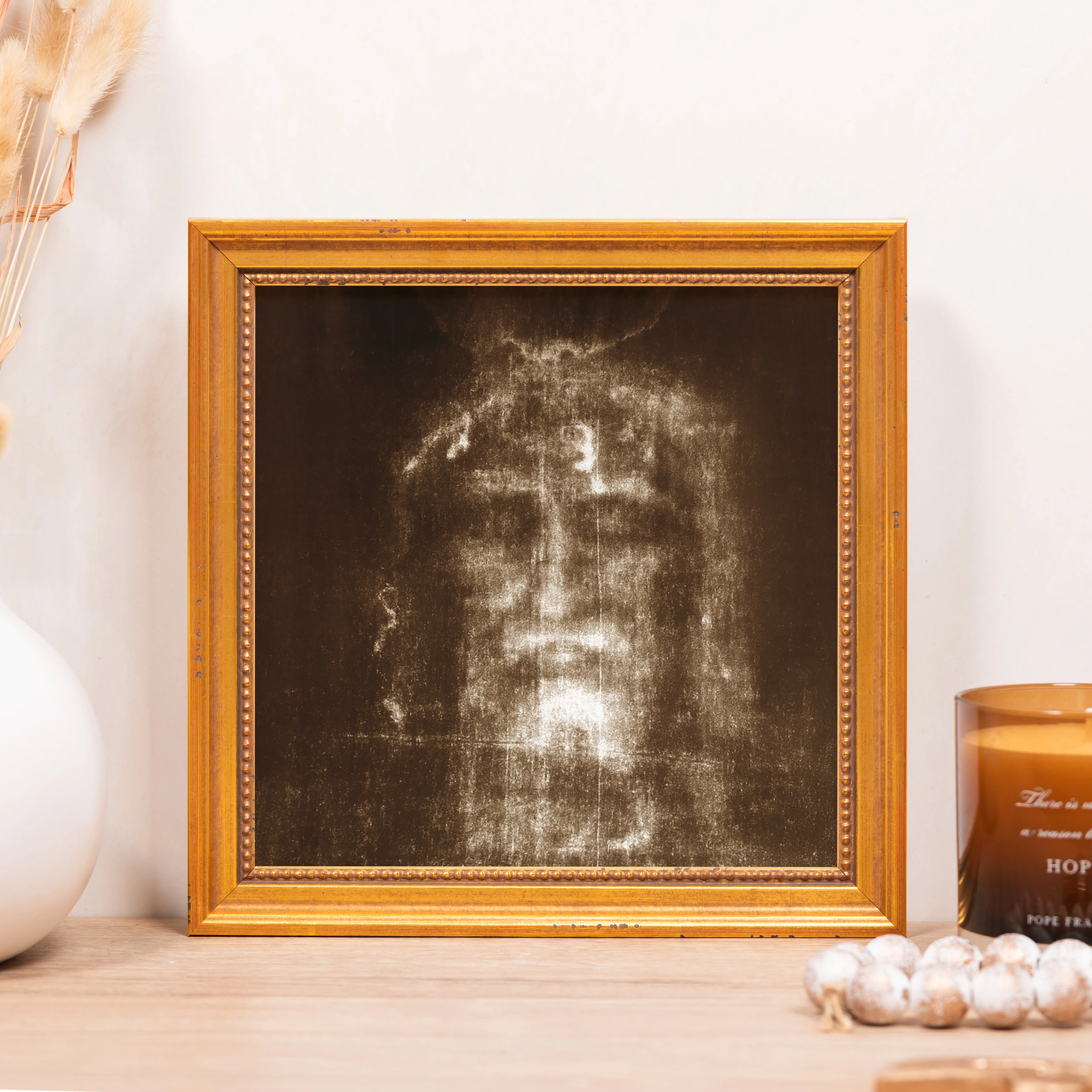 The Shroud of Turin Framed Canvas - Sacred Mini Collection - Image 5