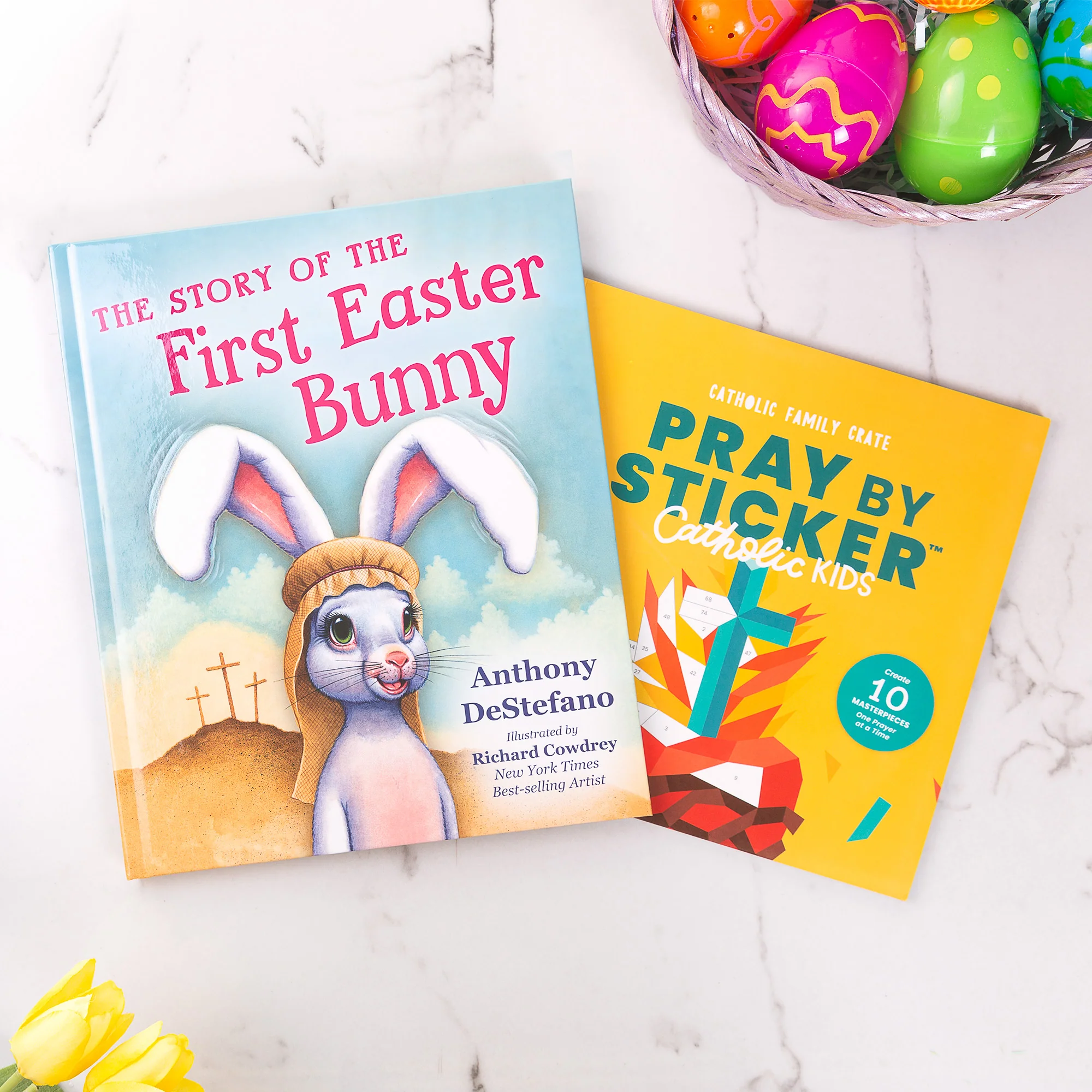 The Story of the First Easter Bunny Book & Pray By Sticker Book (Gift Set) - Image 2