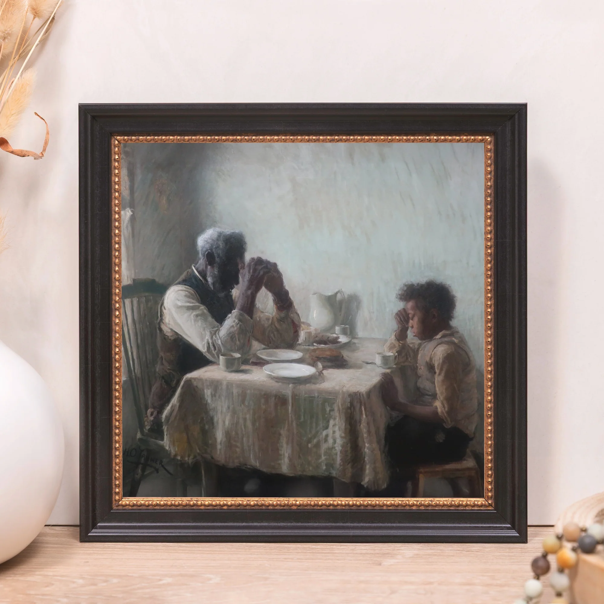 The Thankful Poor Framed Canvas - Sacred Mini Collection - Image 5