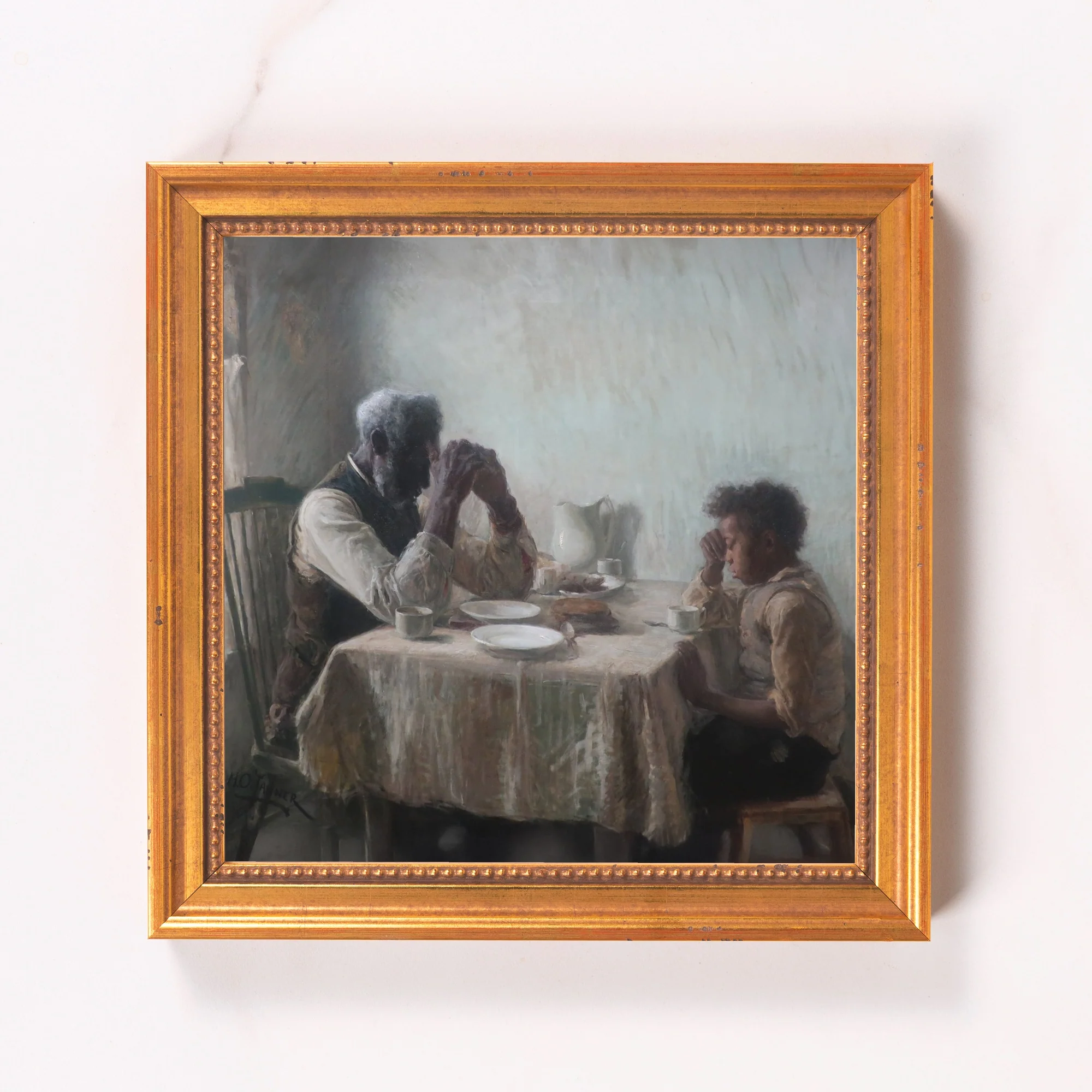 The Thankful Poor Framed Canvas - Sacred Mini Collection - Image 9