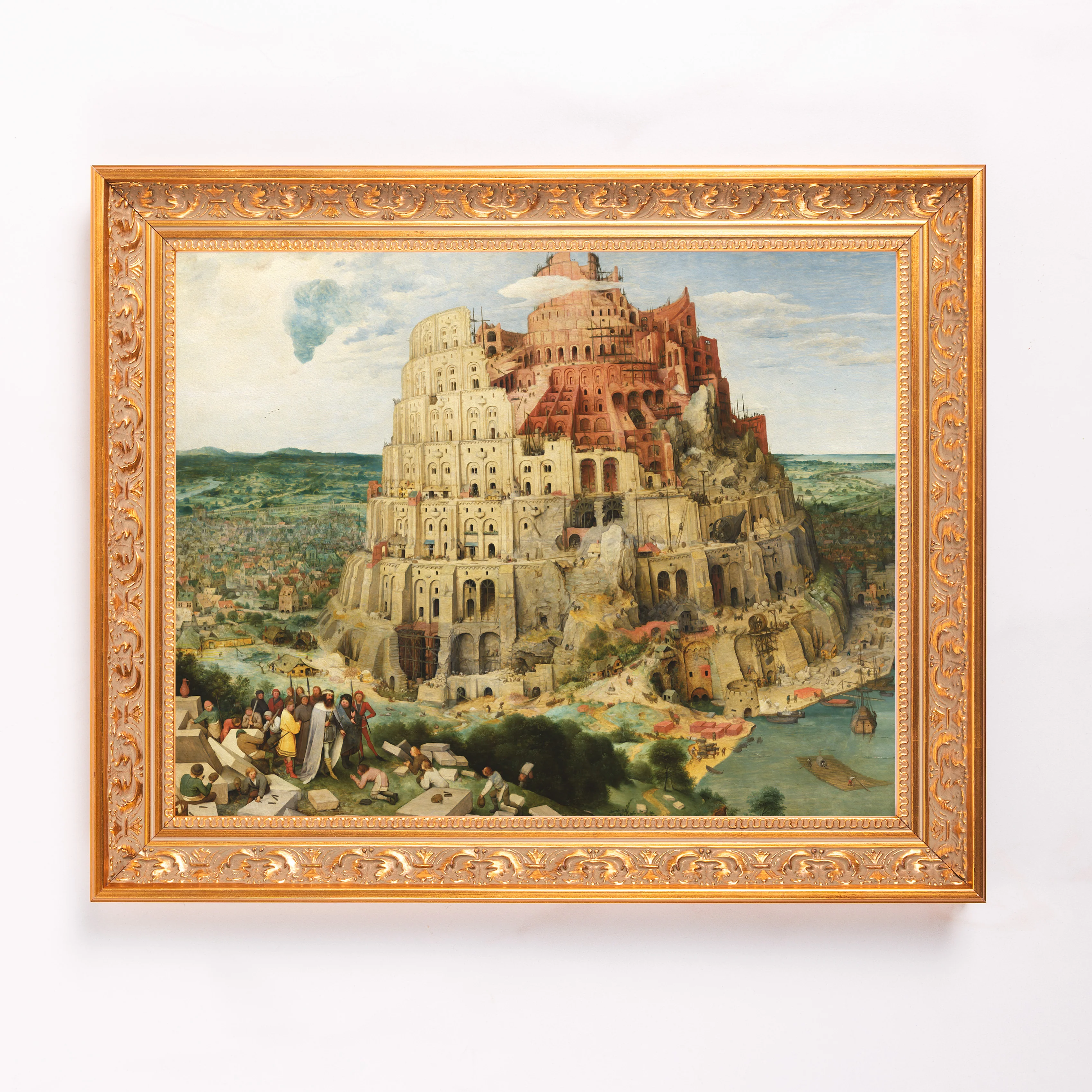 The Tower of Babel Framed Canvas - Sacred Classics Collection - Image 2
