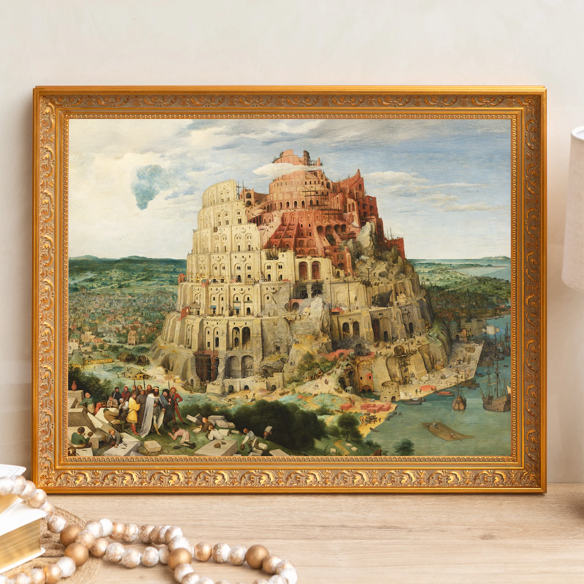 The Tower of Babel Framed Canvas - Sacred Signature Collection