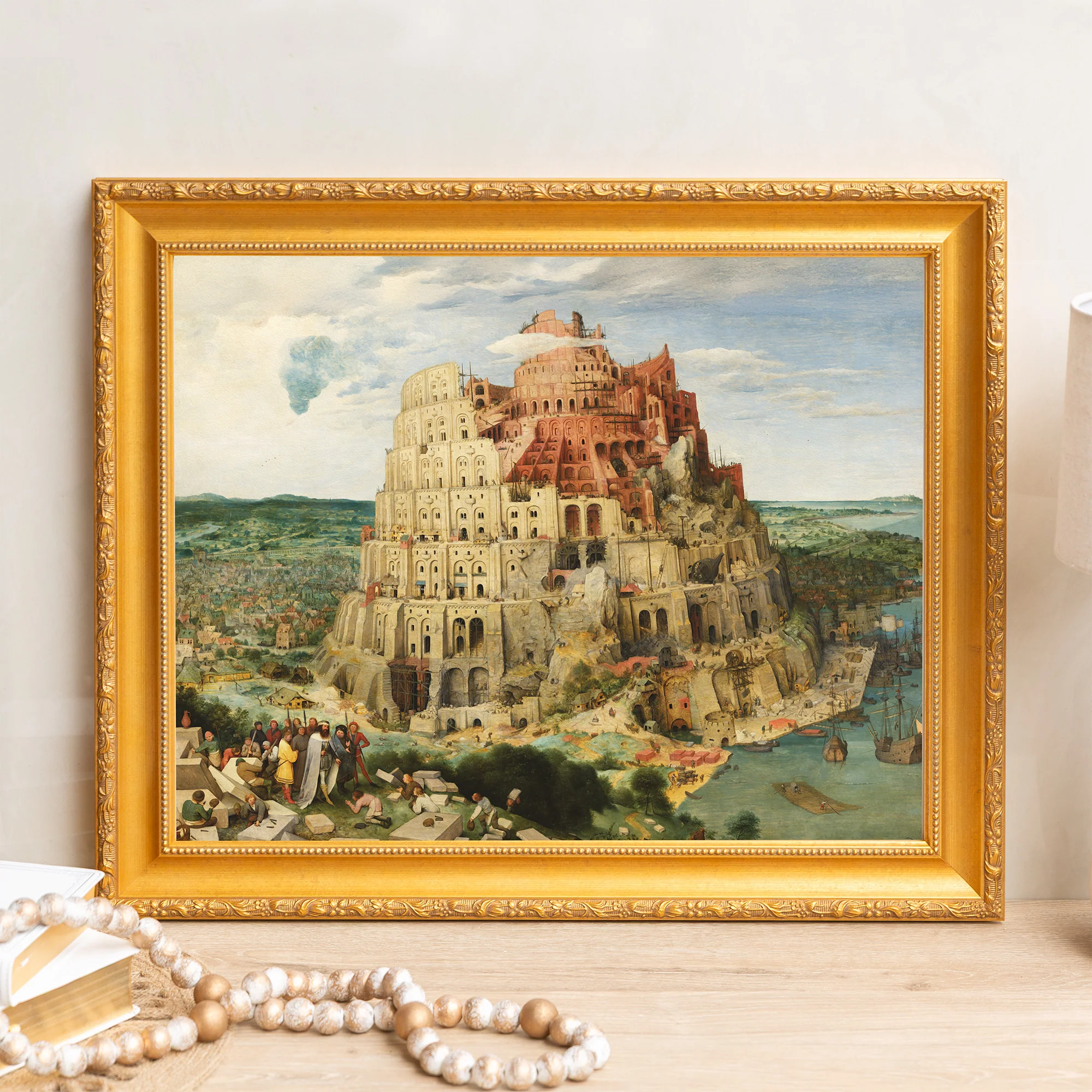 The Tower of Babel Framed Canvas - Sacred Signature Collection - Image 4