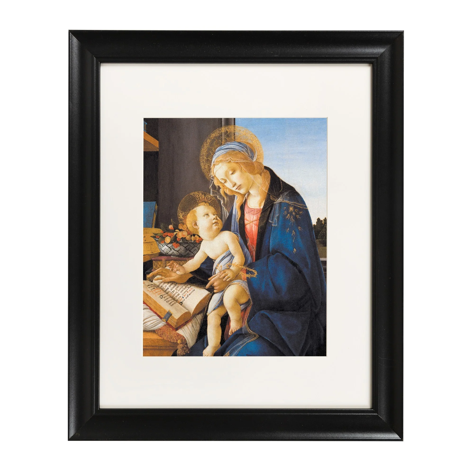 The Virgin and Child (Madonna of the Book) Framed Print - Image 6