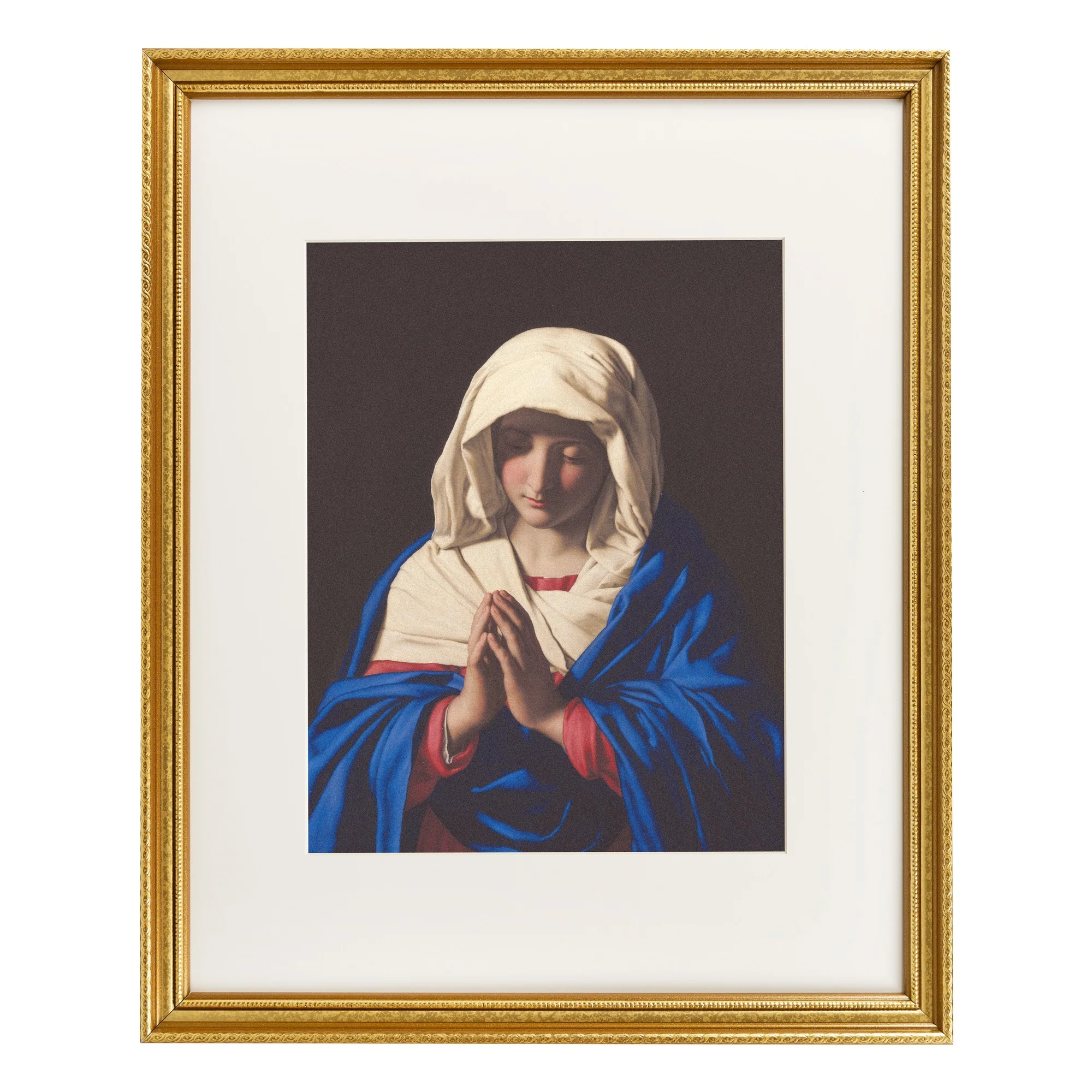 The Virgin in Prayer Framed Print - Image 2