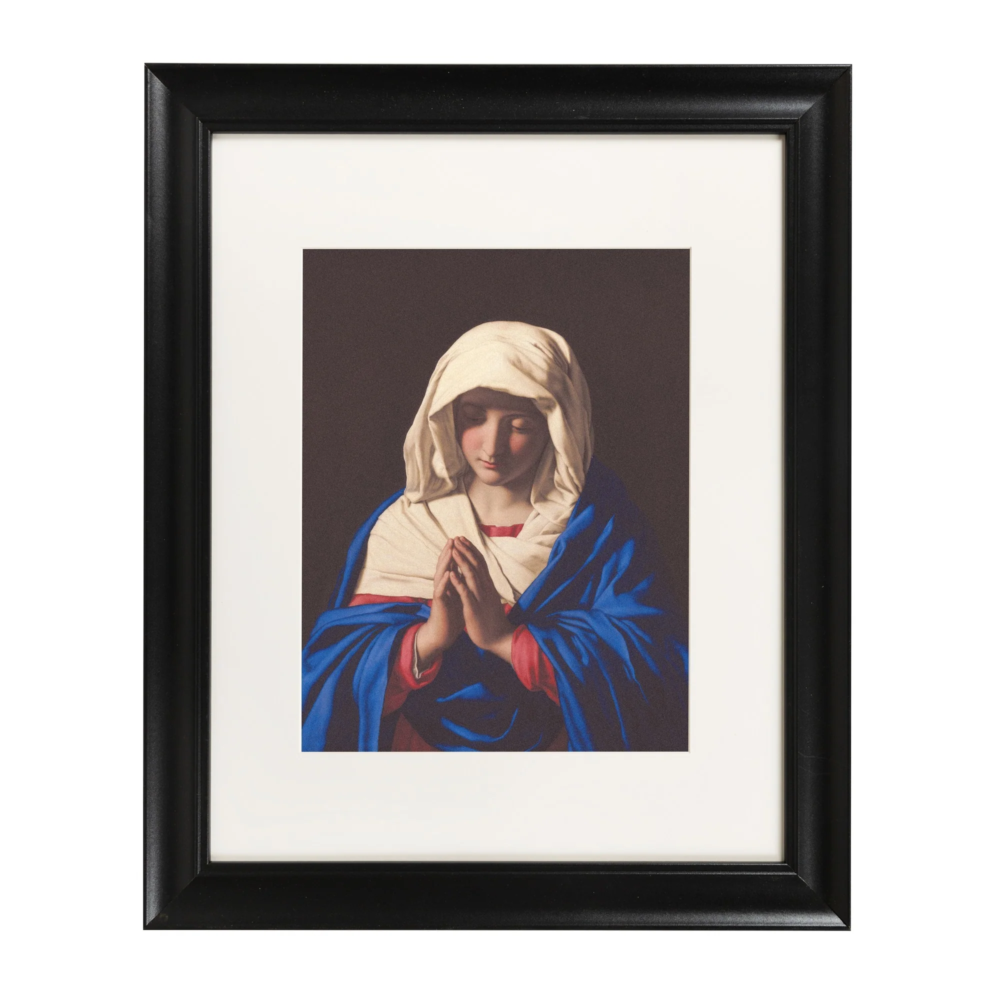 The Virgin in Prayer Framed Print - Image 3