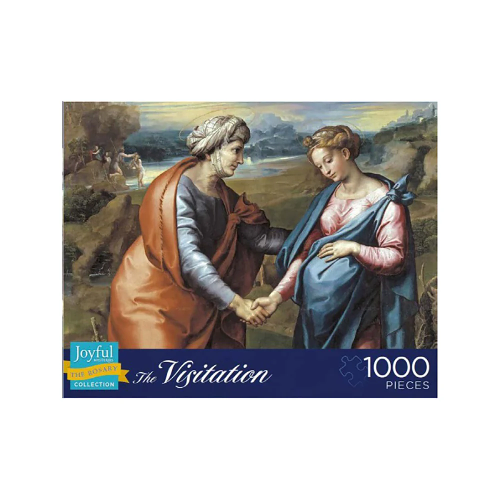 The Visitation 1000 Piece Puzzle (Mysteries of the Rosary Series) - Image 4