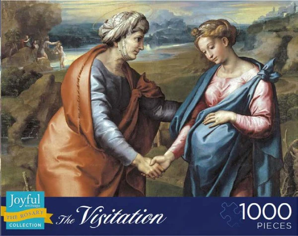 The Visitation 1000 Piece Puzzle (Mysteries of the Rosary Series) - Image 5
