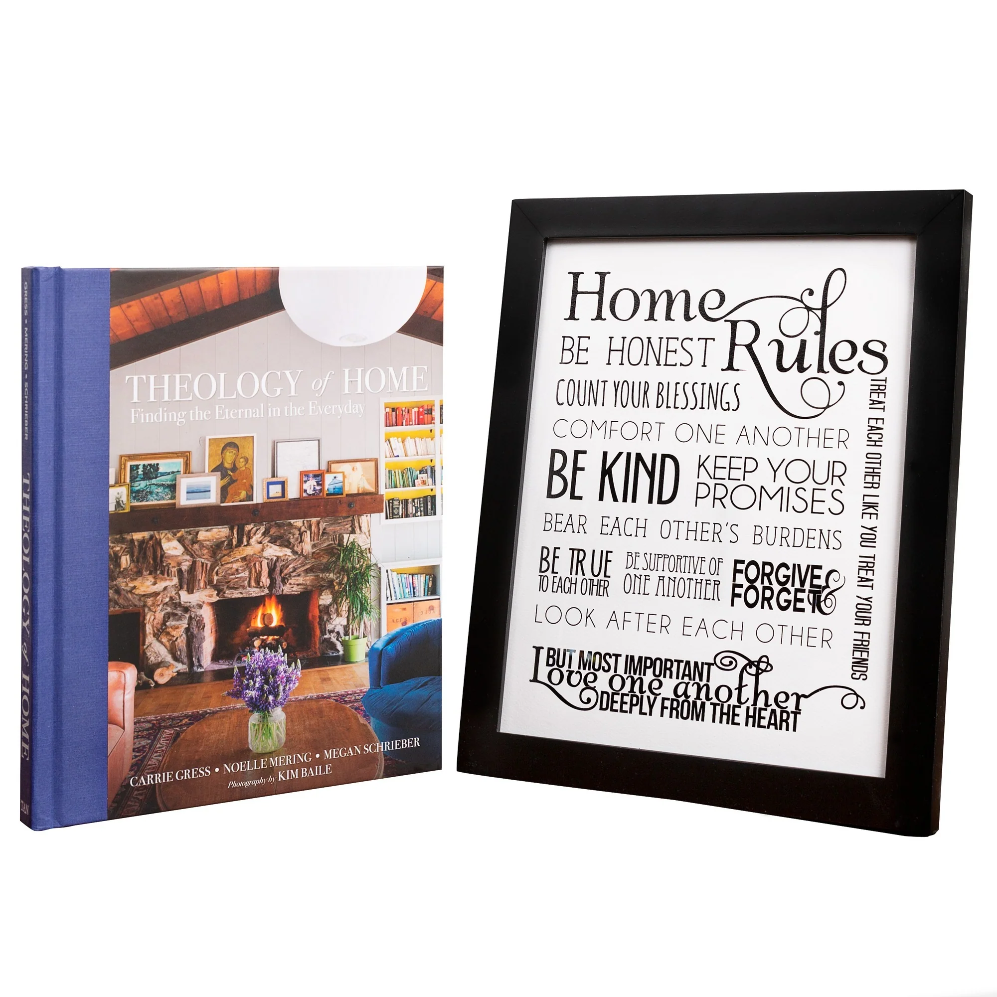 Theology Of Home and Home Rules Contemporary Print (Gift Set) - Image 2