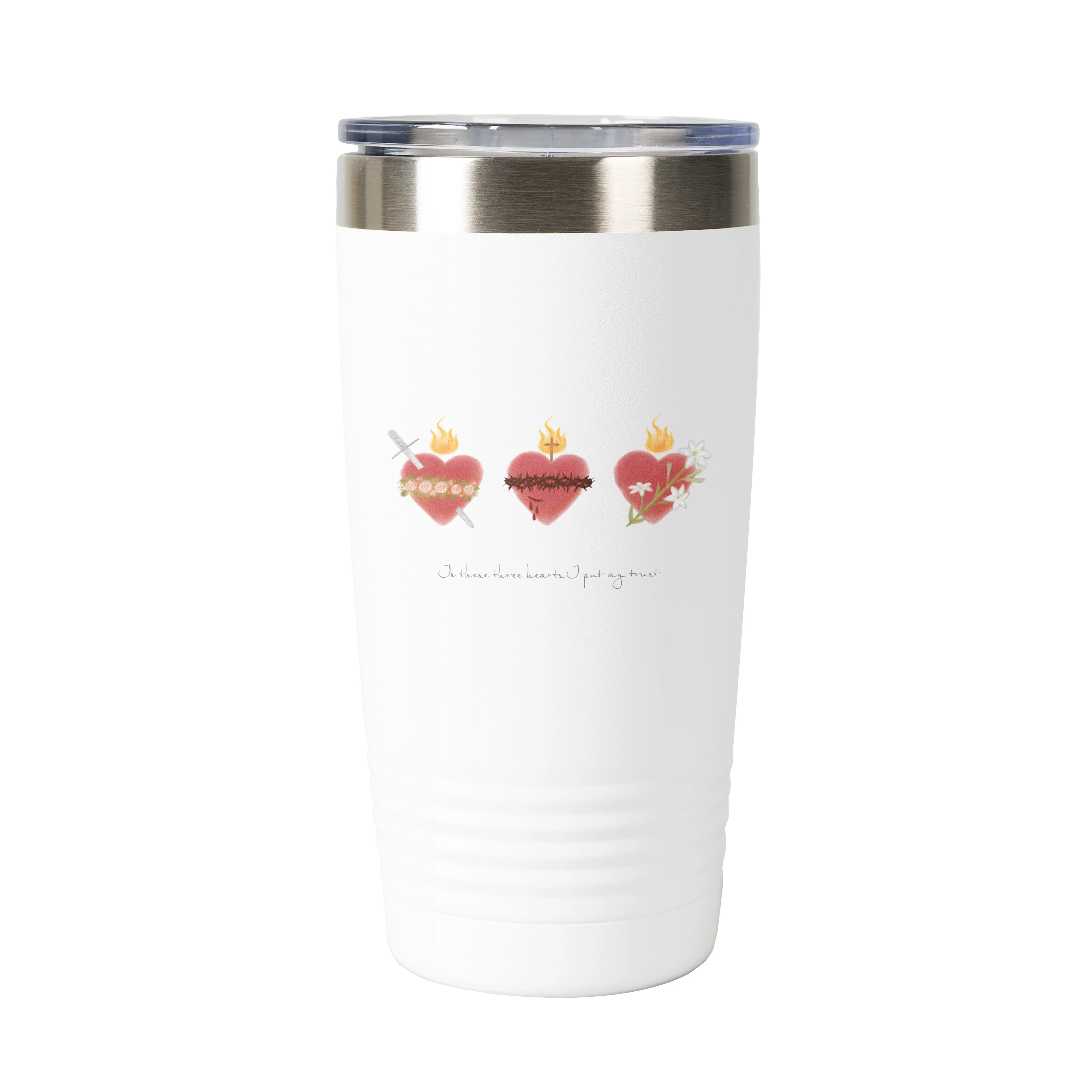 Three Hearts Colored 20 oz. Tumbler - Image 2