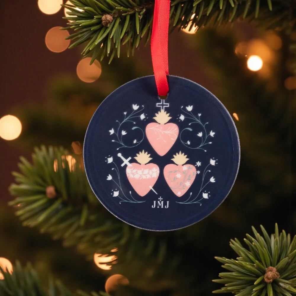 Three Hearts Ornament Set - Image 4