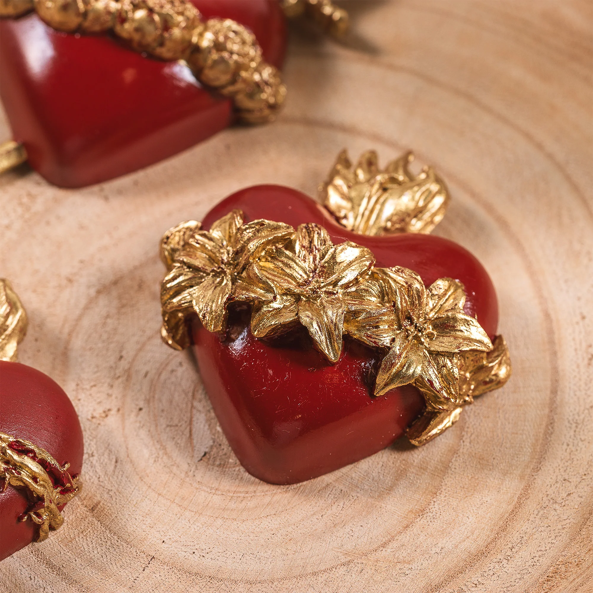 Three Hearts Wall Plaques - Multiple Finishes - Image 10