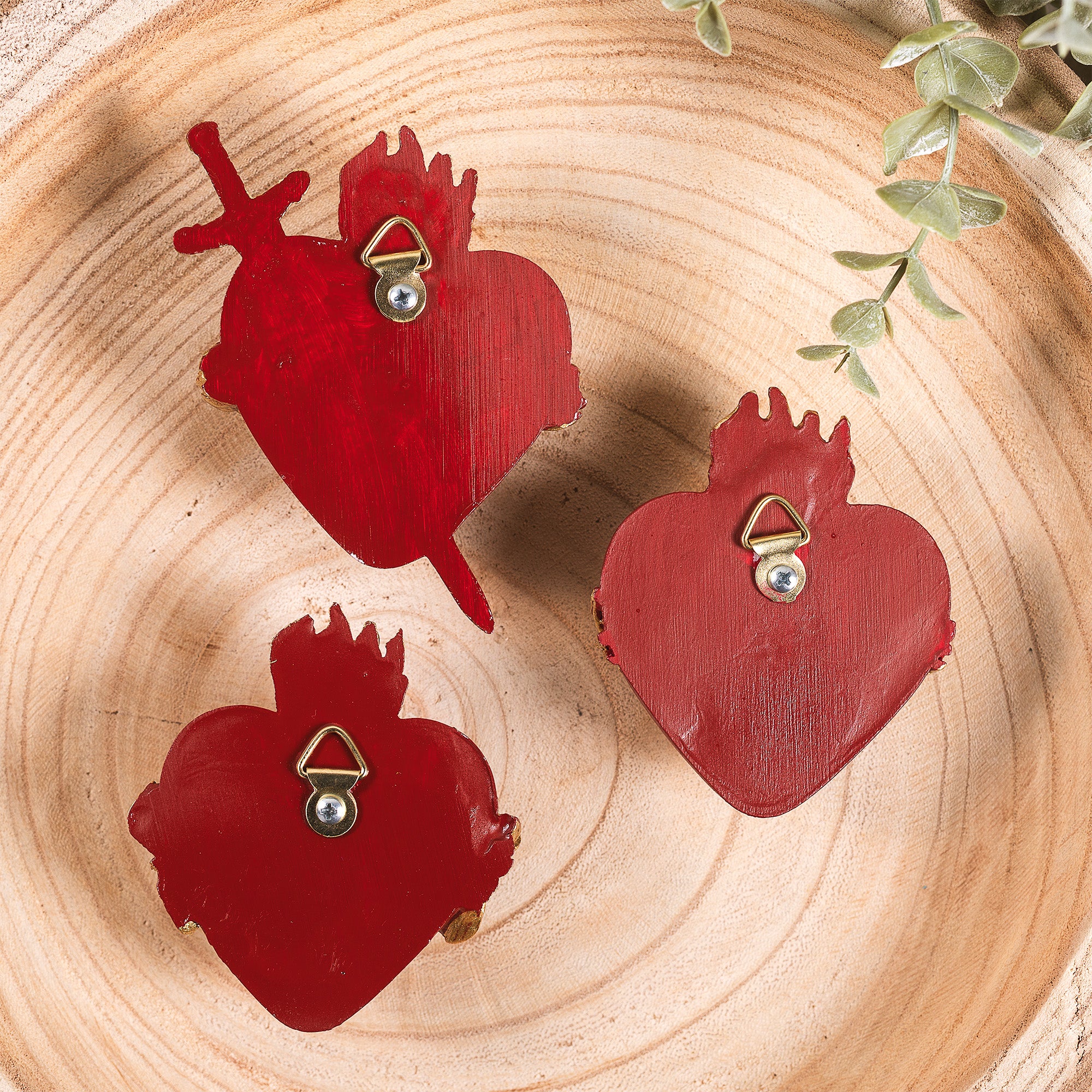 Three Hearts Wall Plaques - Multiple Finishes - Image 12