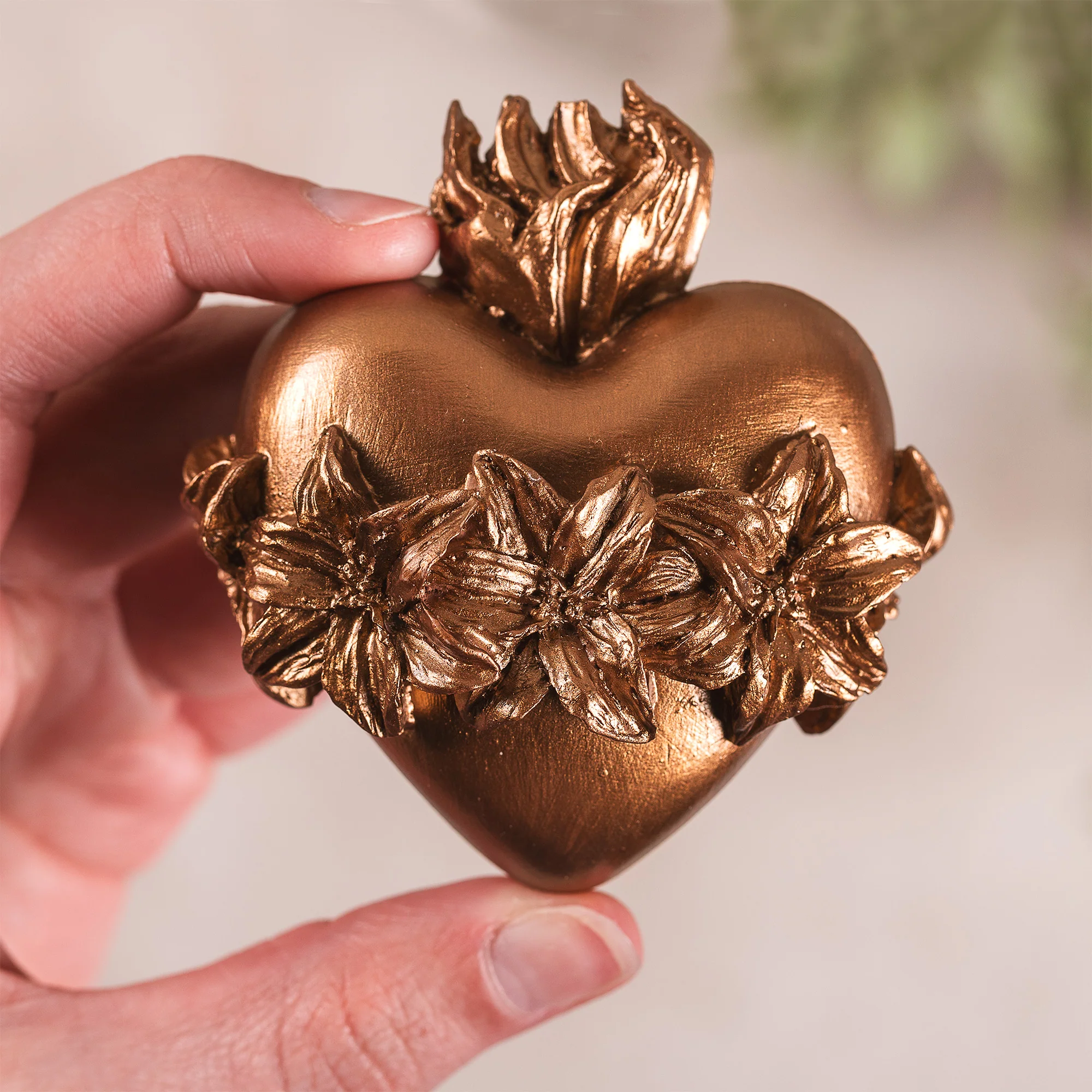 Three Hearts Wall Plaques - Multiple Finishes - Image 17