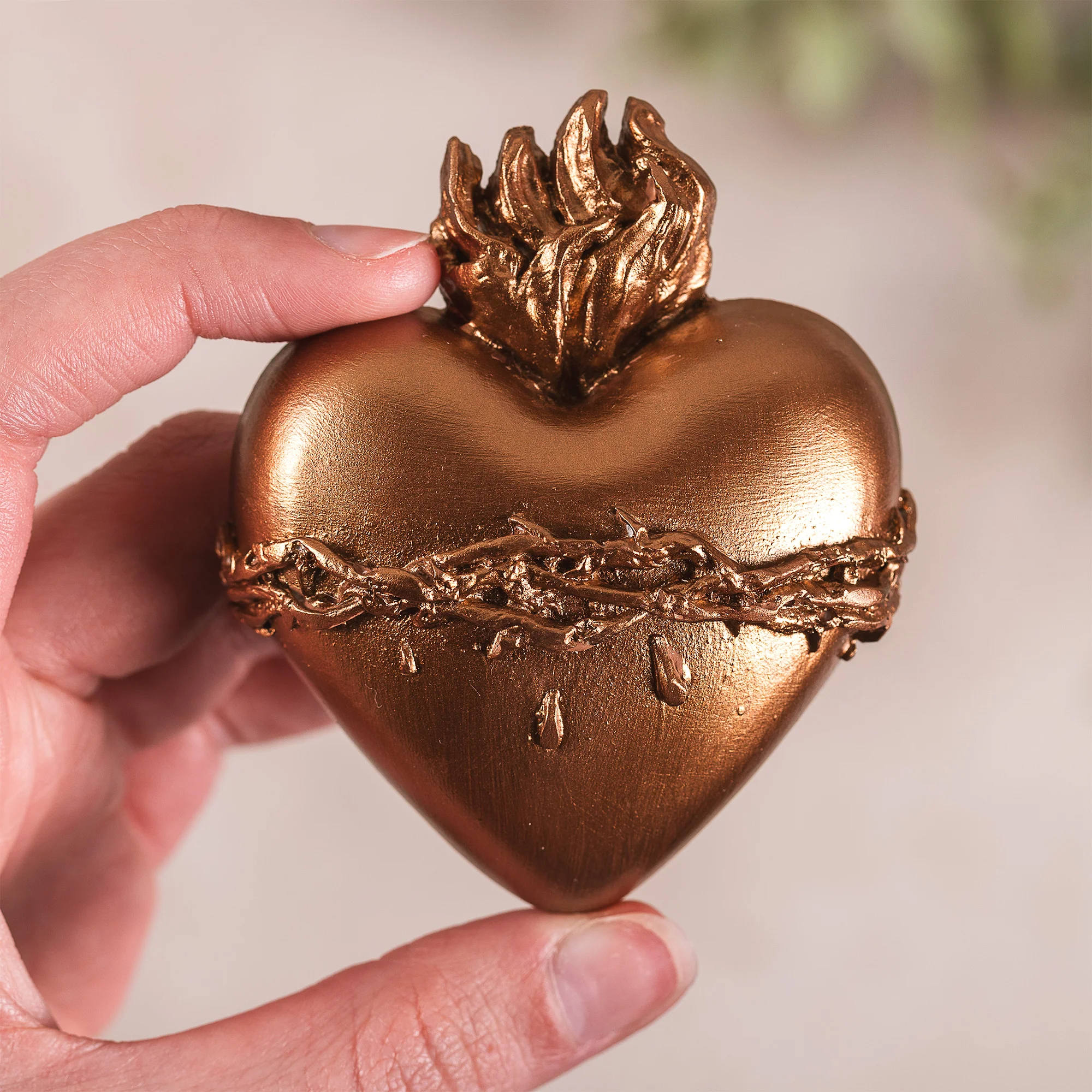 Three Hearts Wall Plaques - Multiple Finishes - Image 19