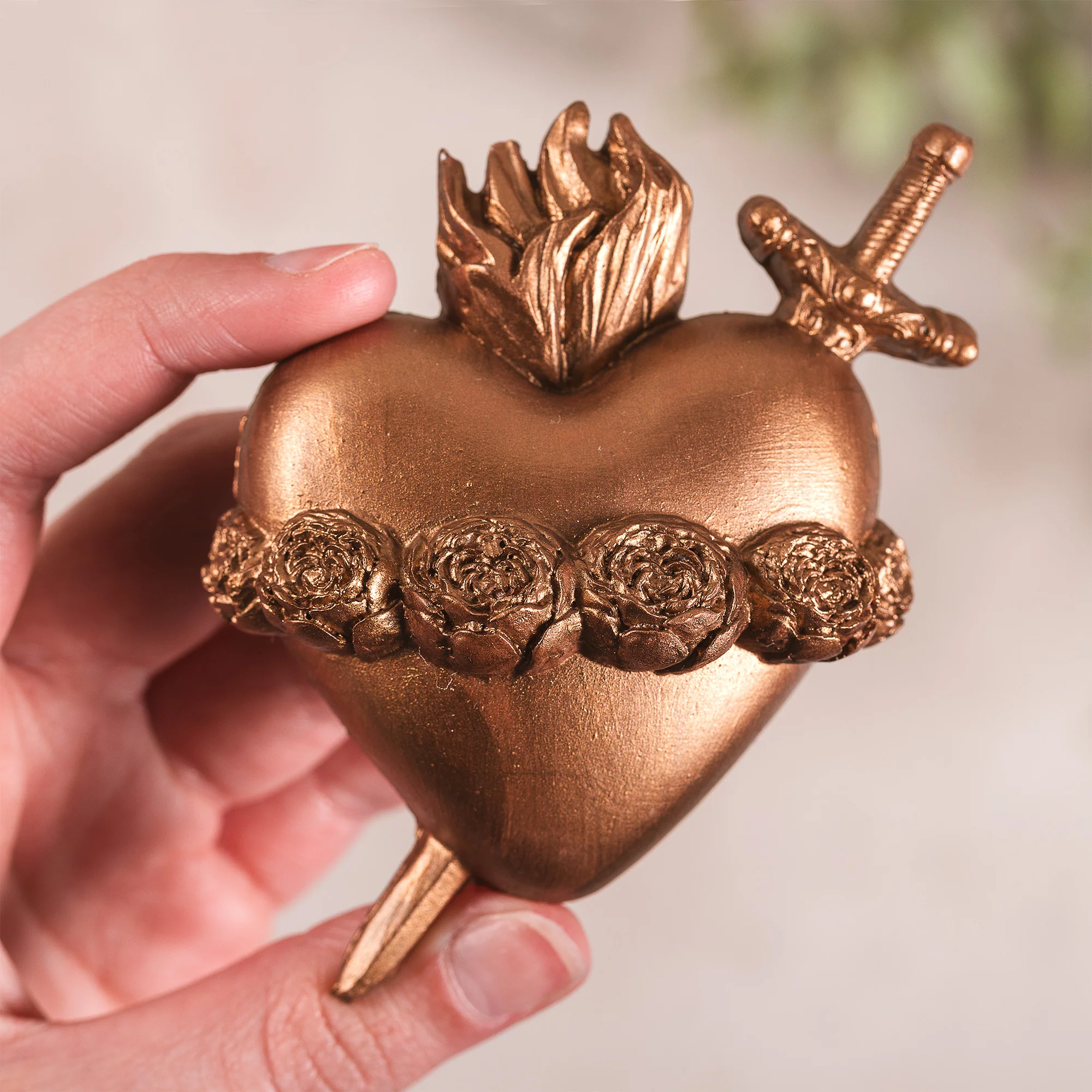 Three Hearts Wall Plaques - Multiple Finishes - Image 21