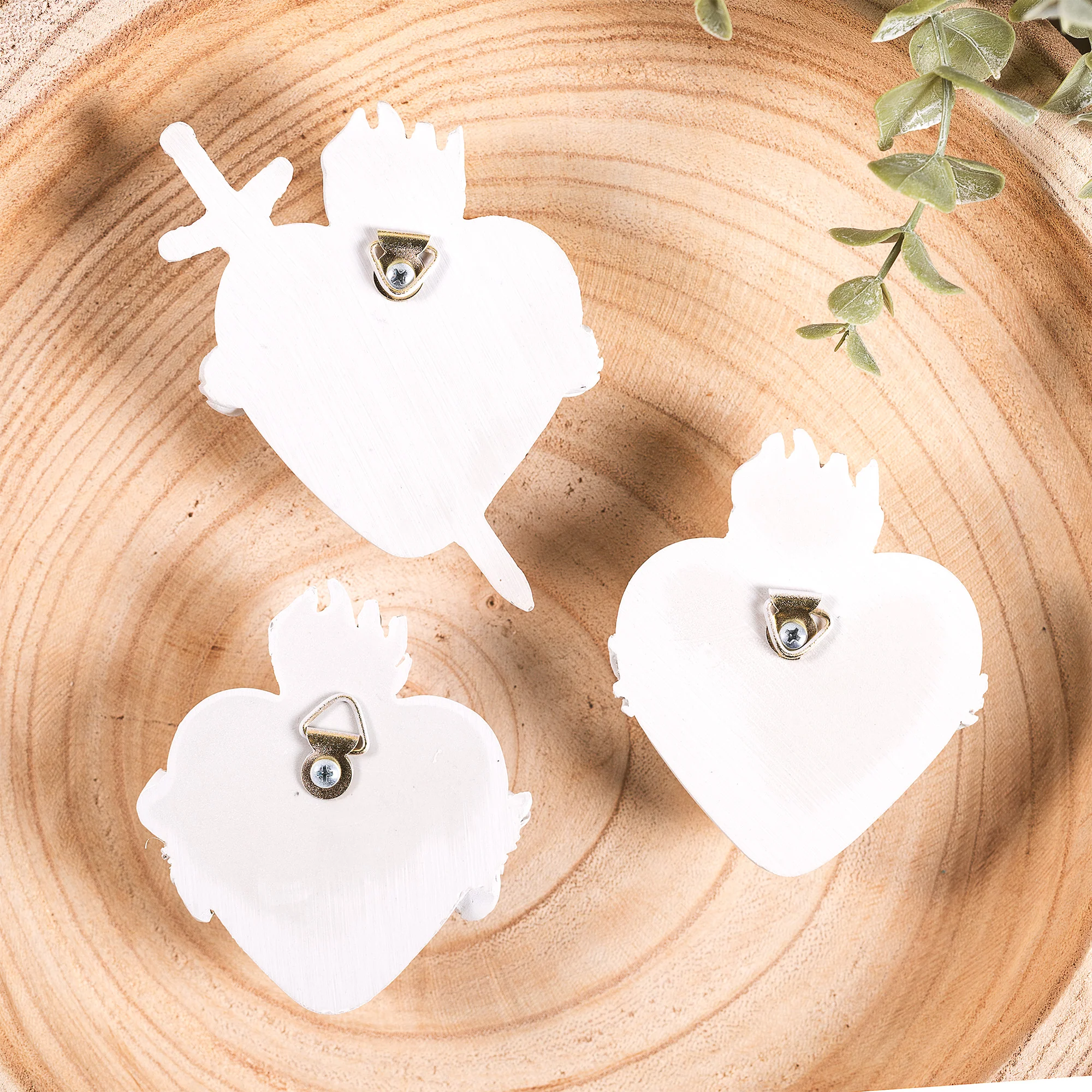 Three Hearts Wall Plaques - Multiple Finishes - Image 28