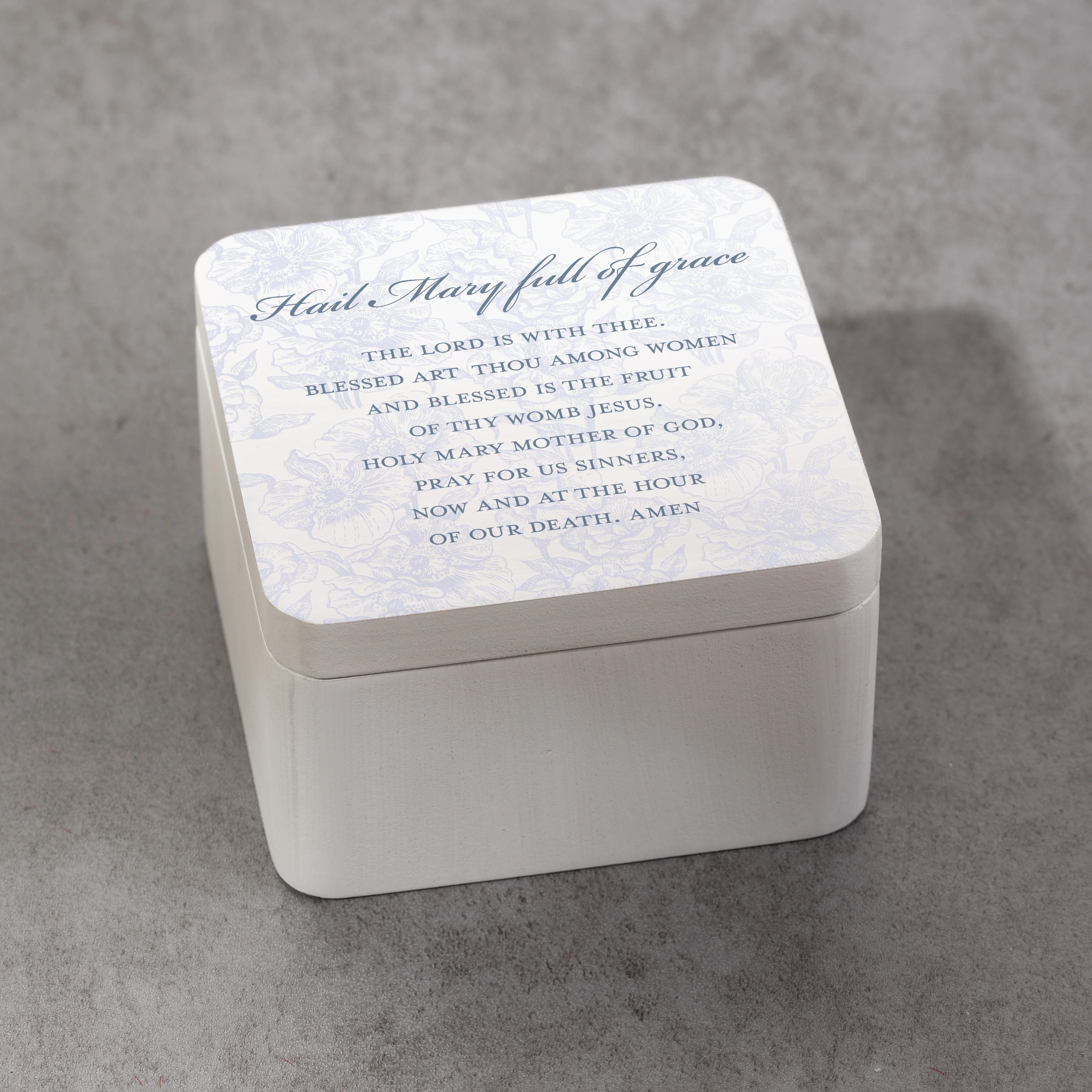 Toile Hail Mary Keepsake Box - Image 2