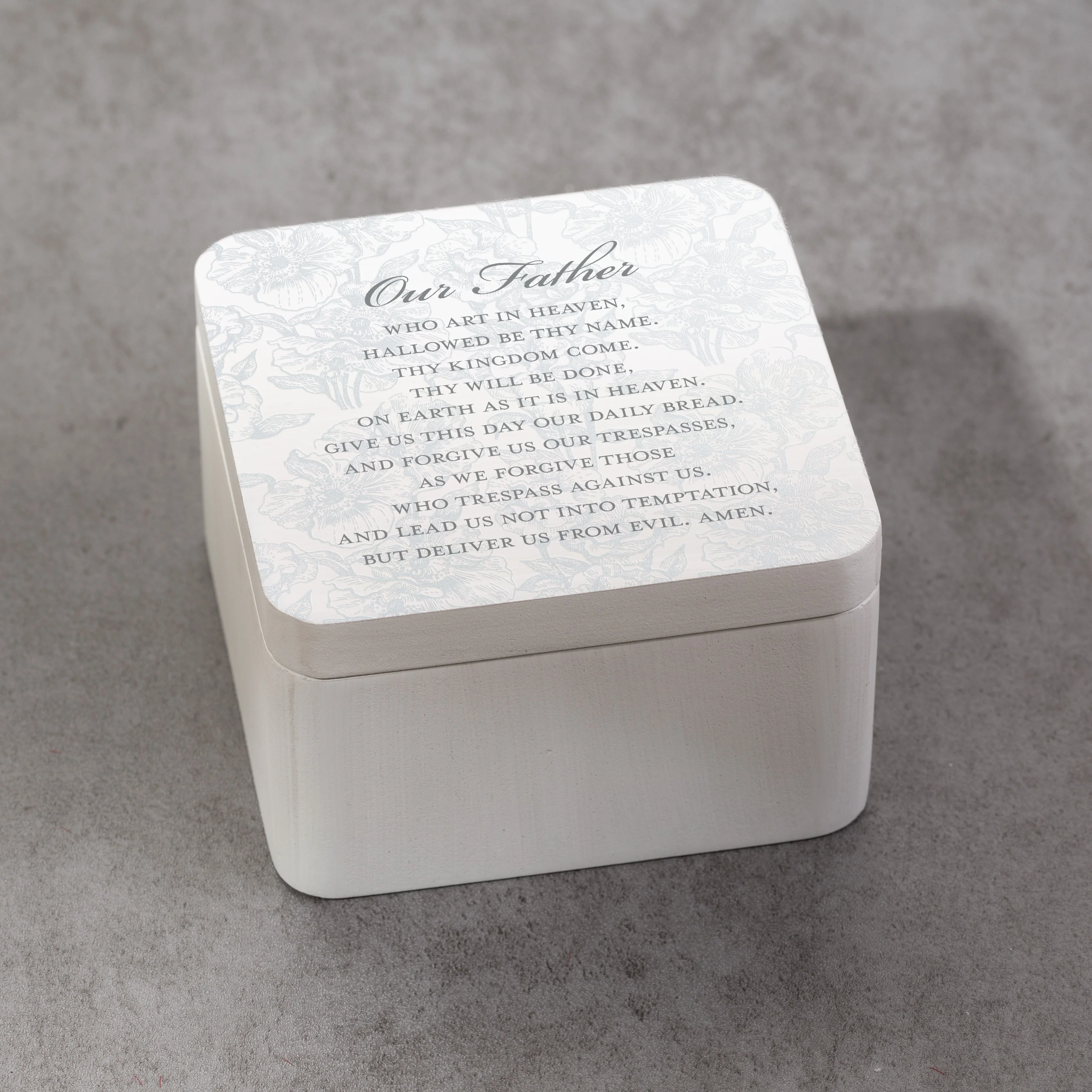 Toile Our Father Keepsake Box - Image 2