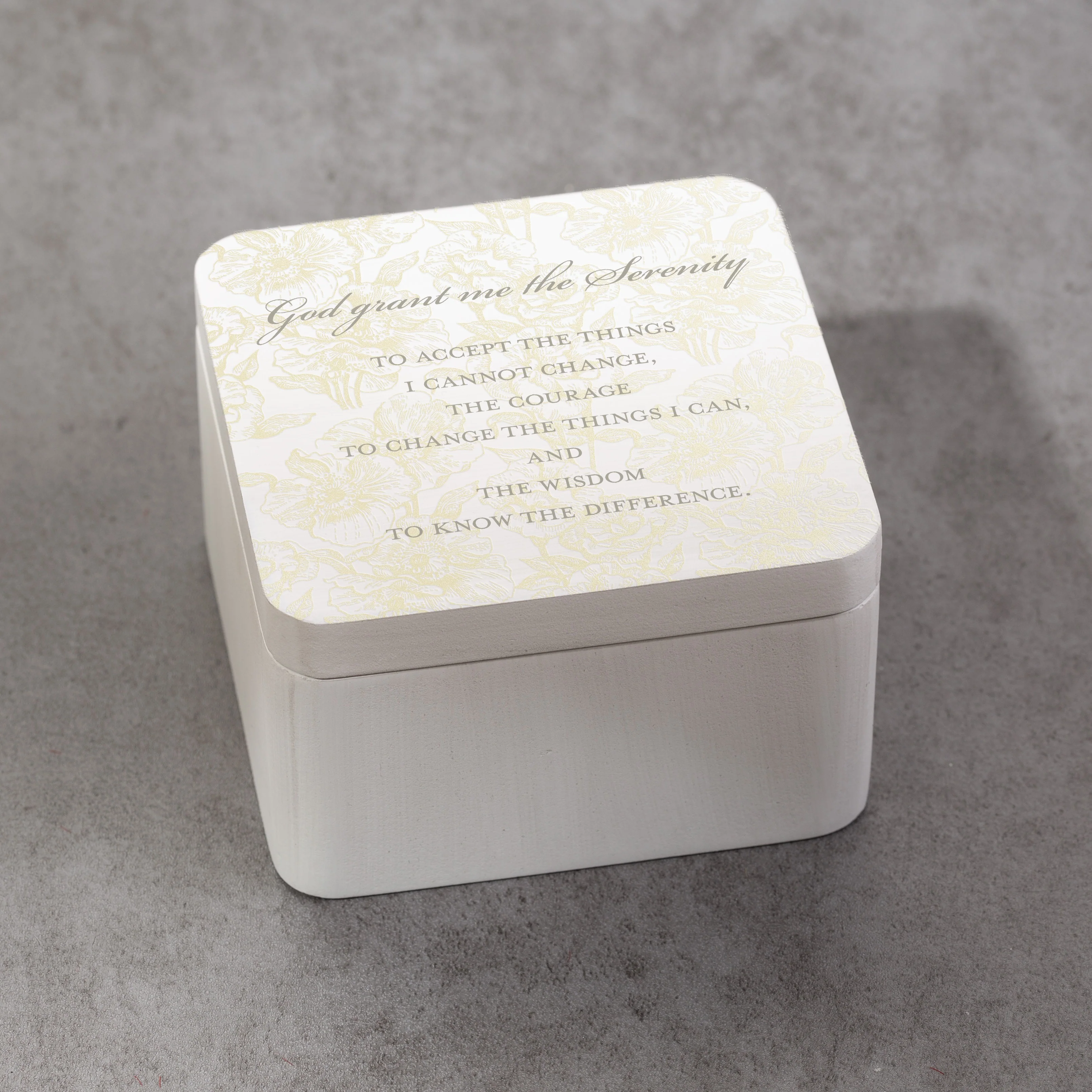 Toile Serenity Prayer Keepsake Box - Image 2