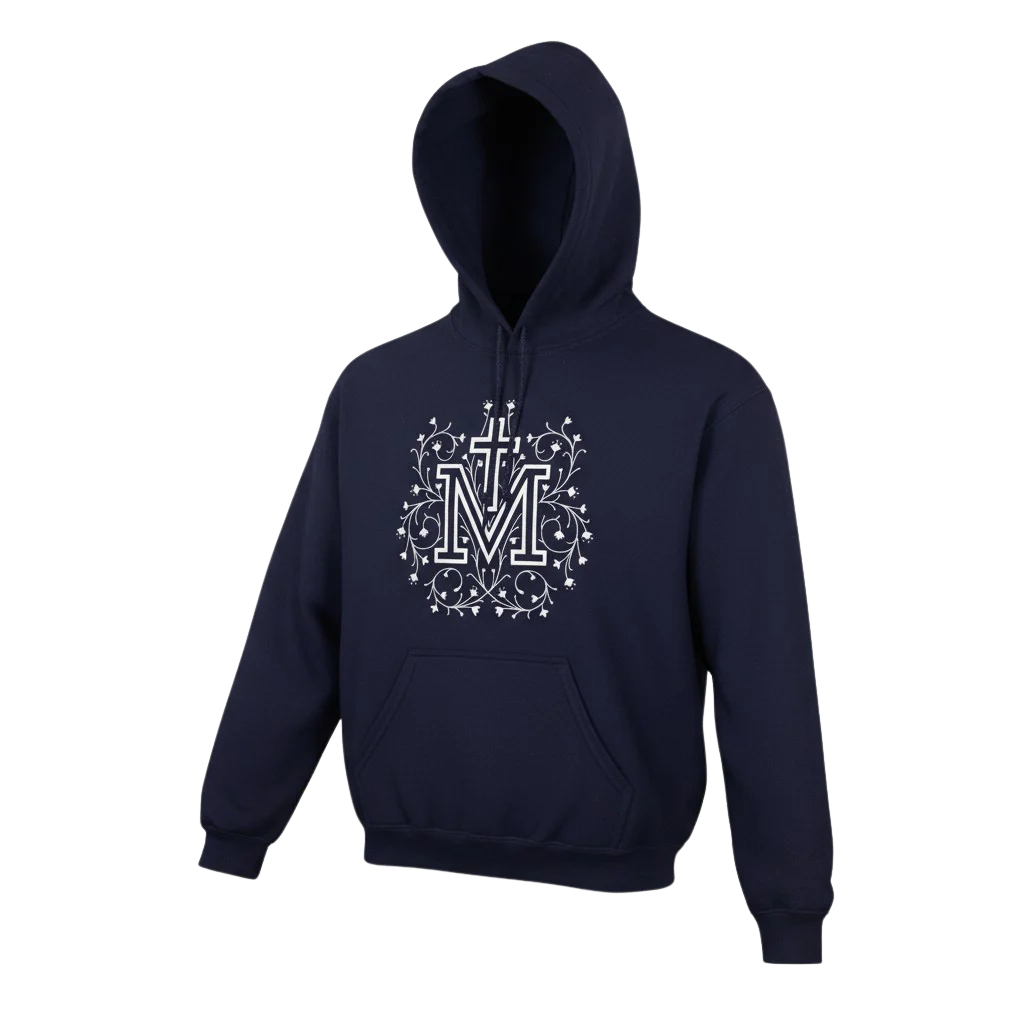 Totus Tuus Marian Cross Hoodie - Image 4