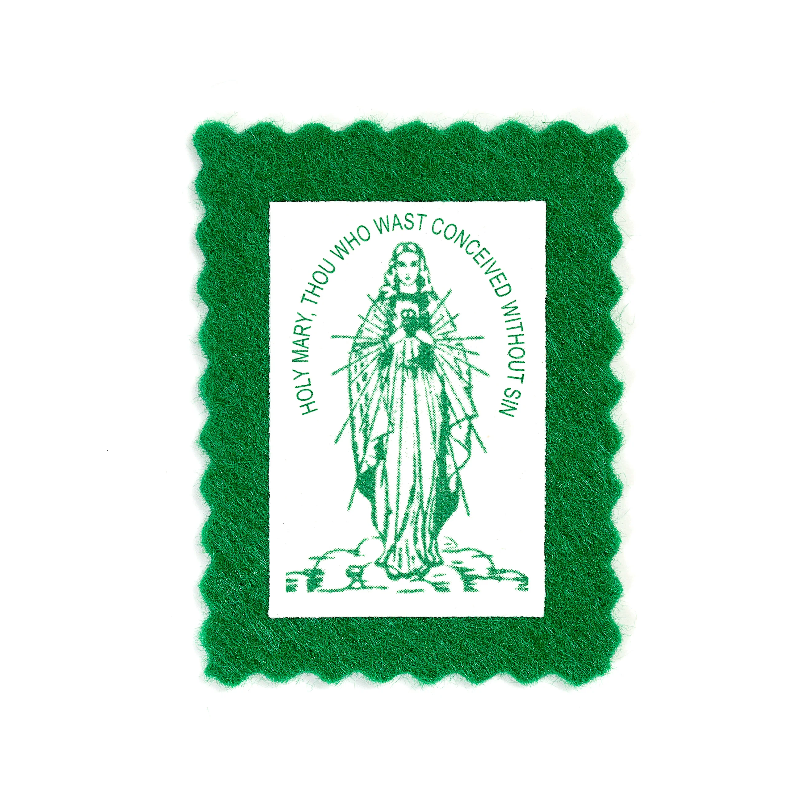 Traditional Cordless Green Scapular - Image 4