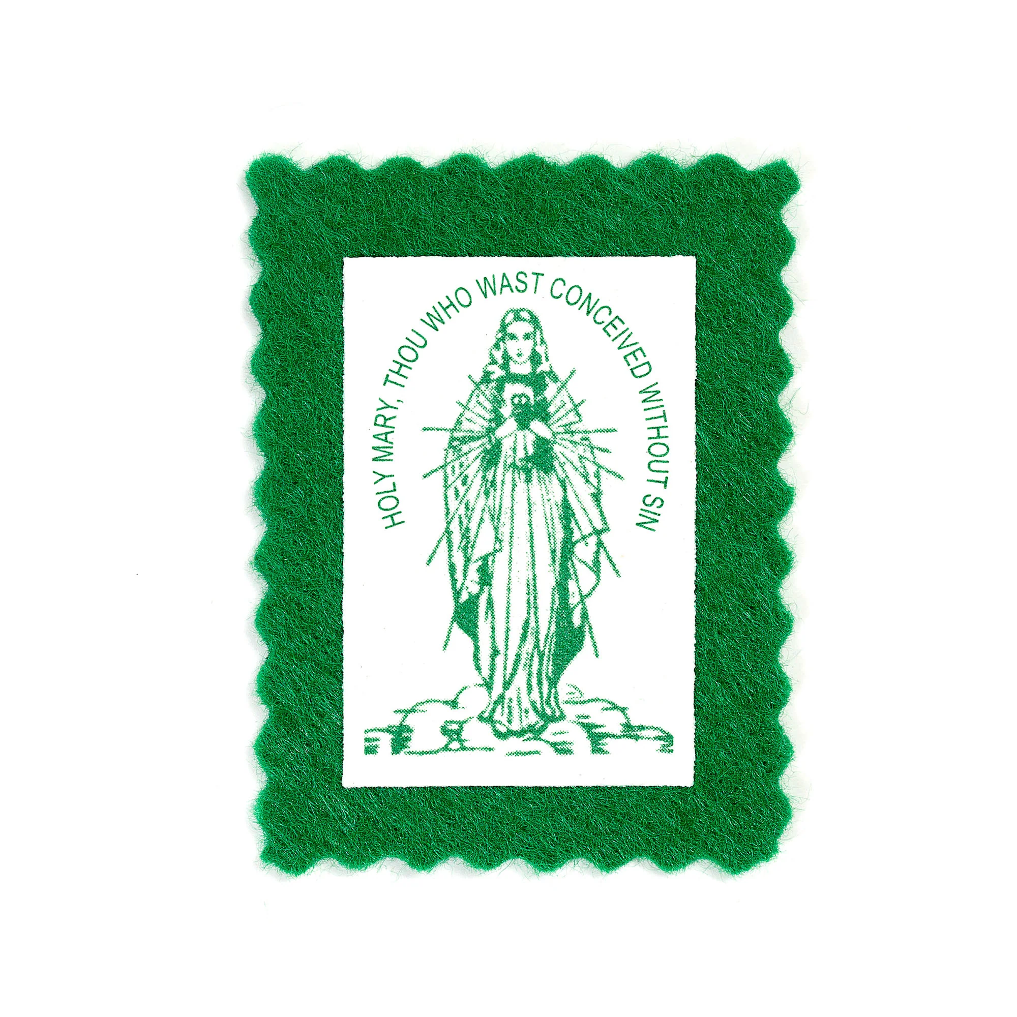 Traditional Cordless Green Scapular - Image 5