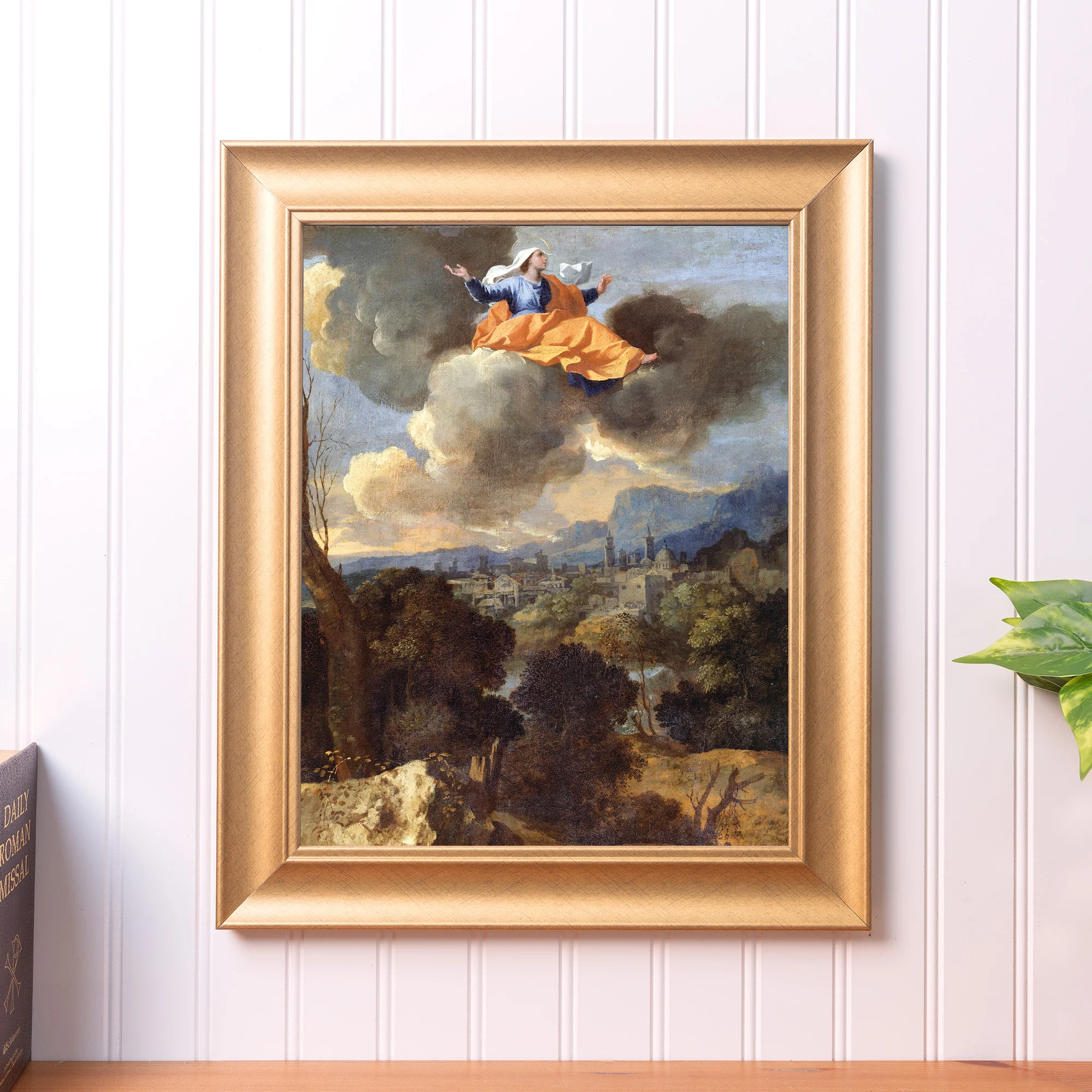 Translation of St. Rita Gold Framed Art Print - Multiple Sizes - Image 4
