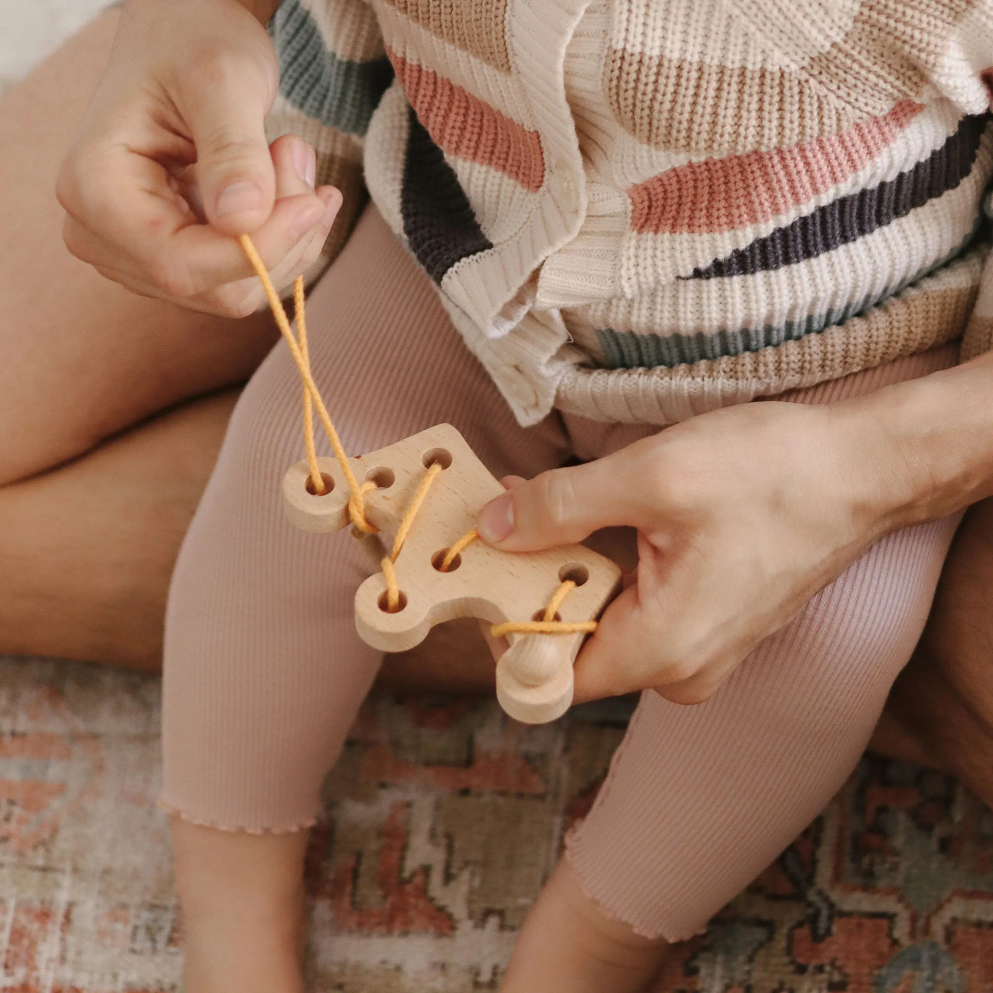 Trinity Wooden Lacing Toy Set - Image 4