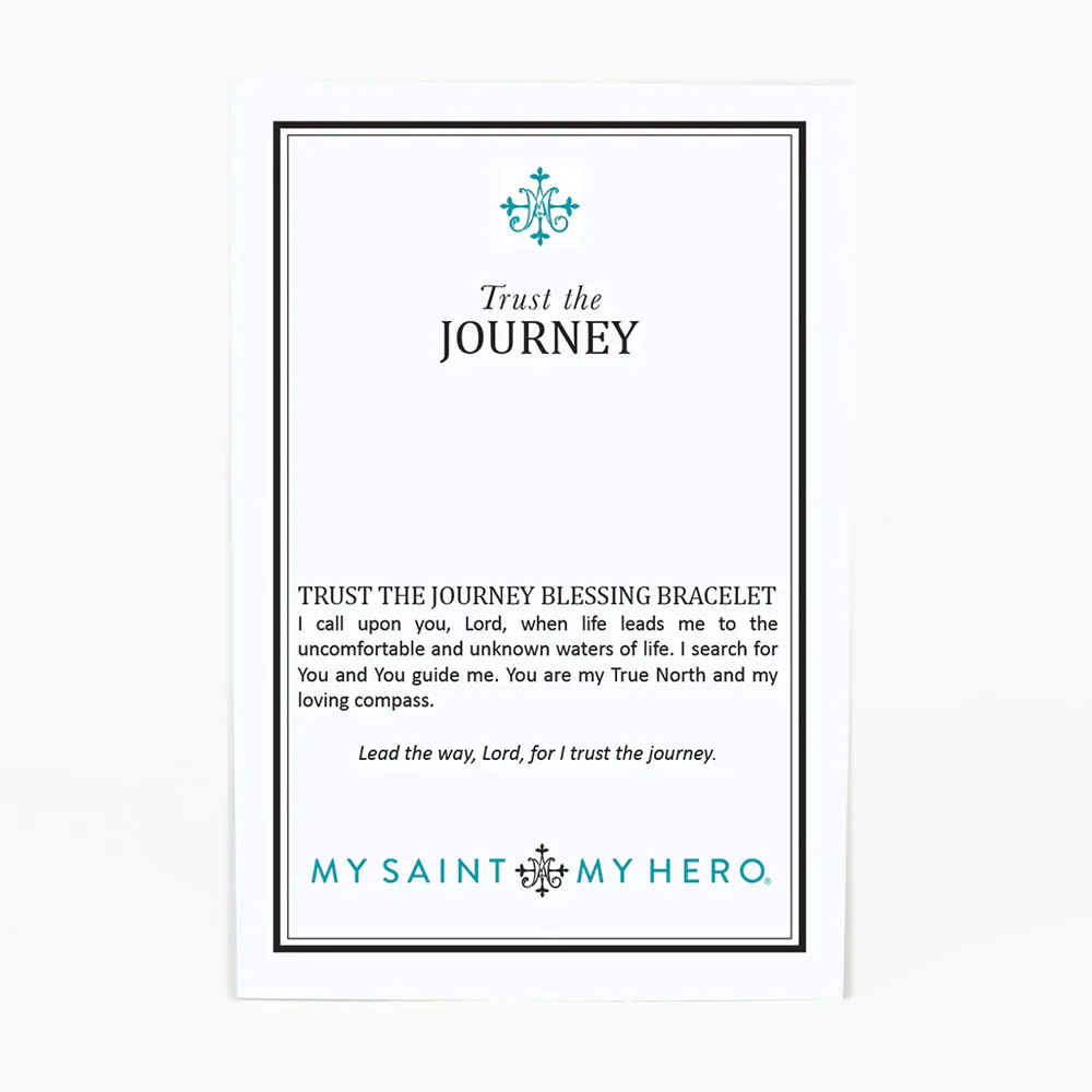 Trust the Journey Navy Blessing Bracelet - Image 3