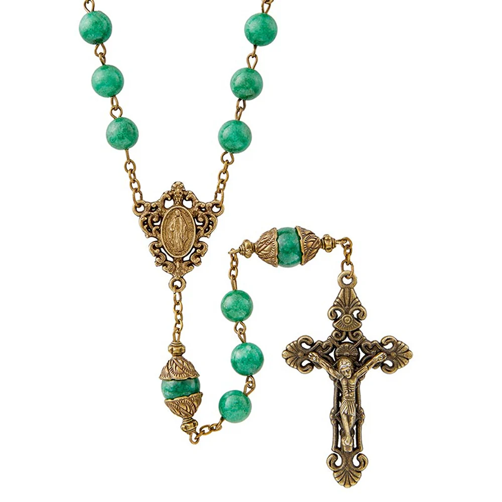 Tuscan Stone Rosary - Multiple Colors - Image 4