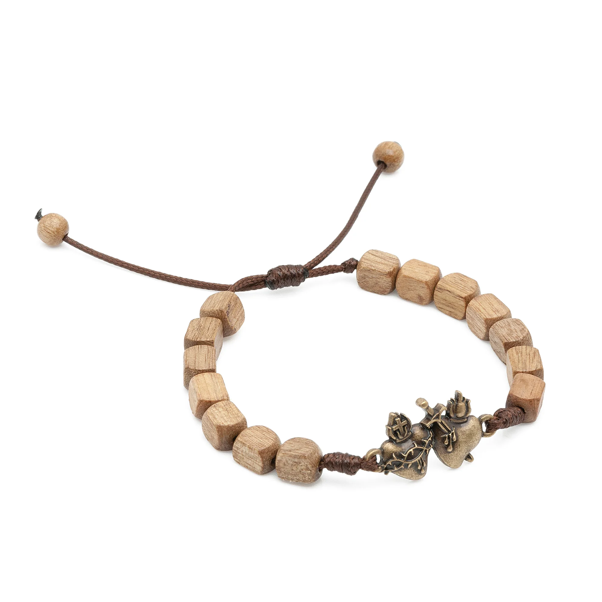 Two Hearts Corded Bracelet - Image 2