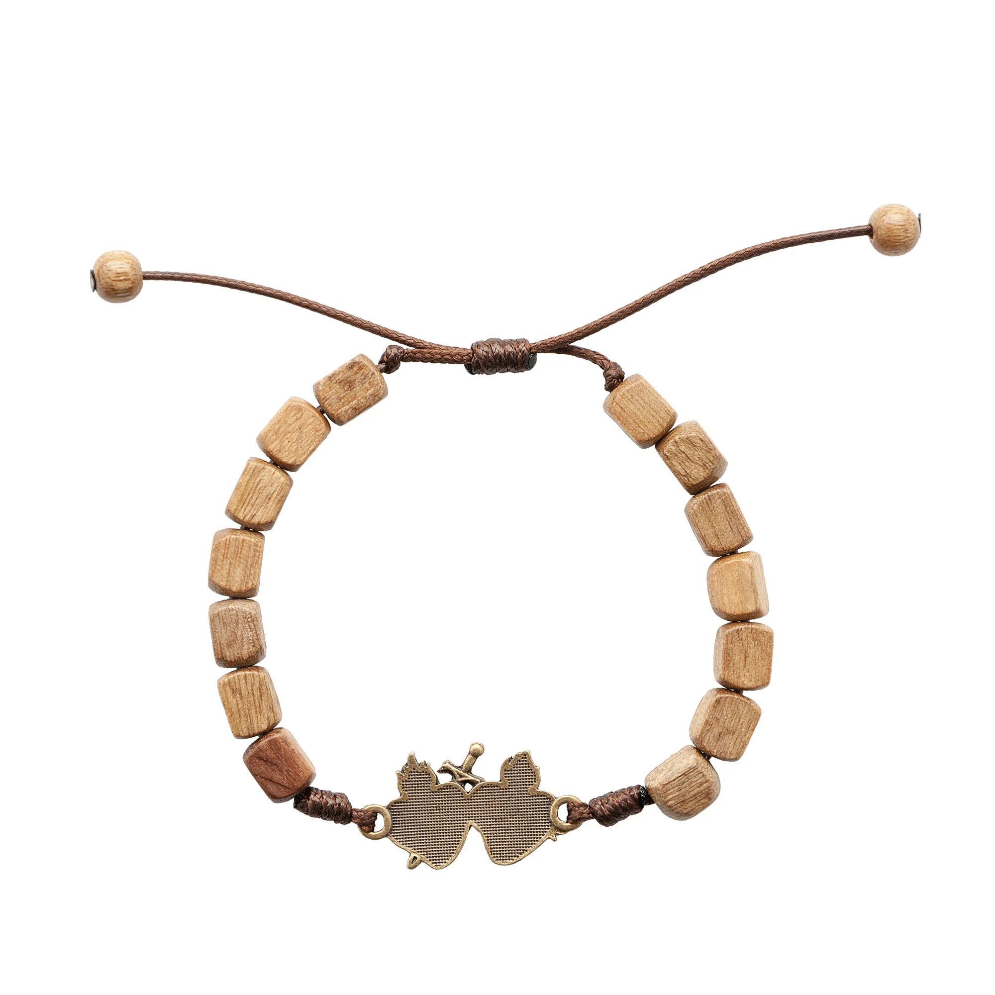 Two Hearts Corded Bracelet - Image 3