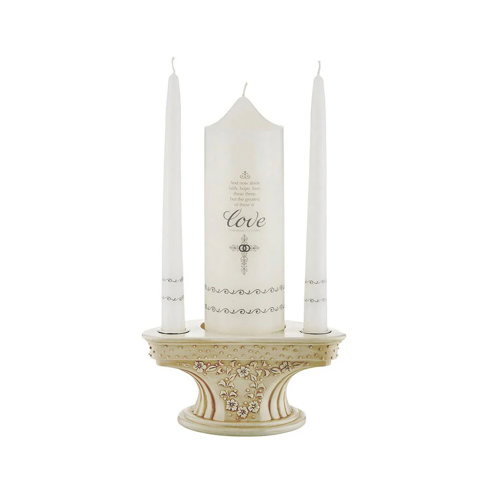 Two Shall Become One Wedding Unity Candle